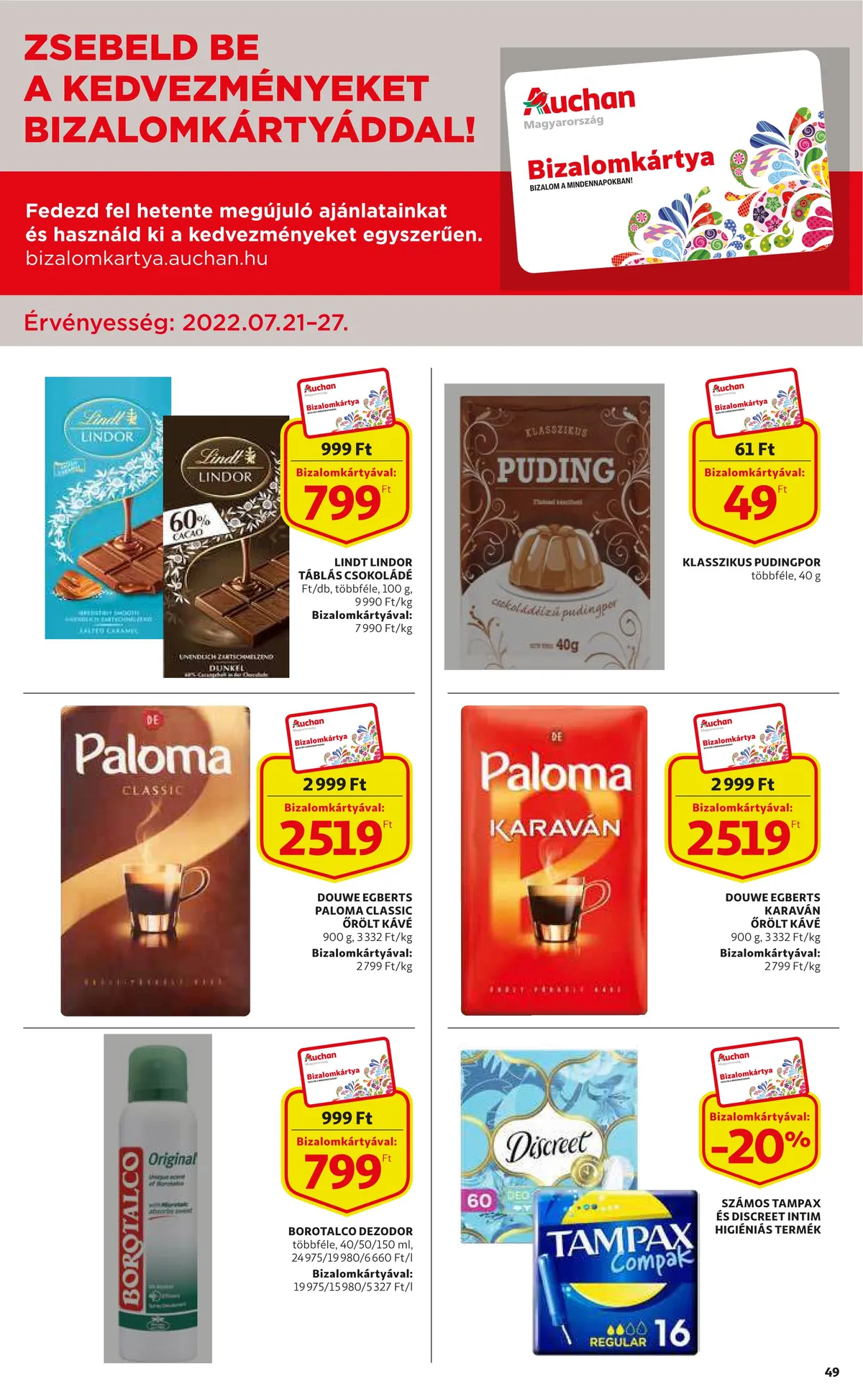 Auchan akciós újság 07.21–07.27 – 49. oldal