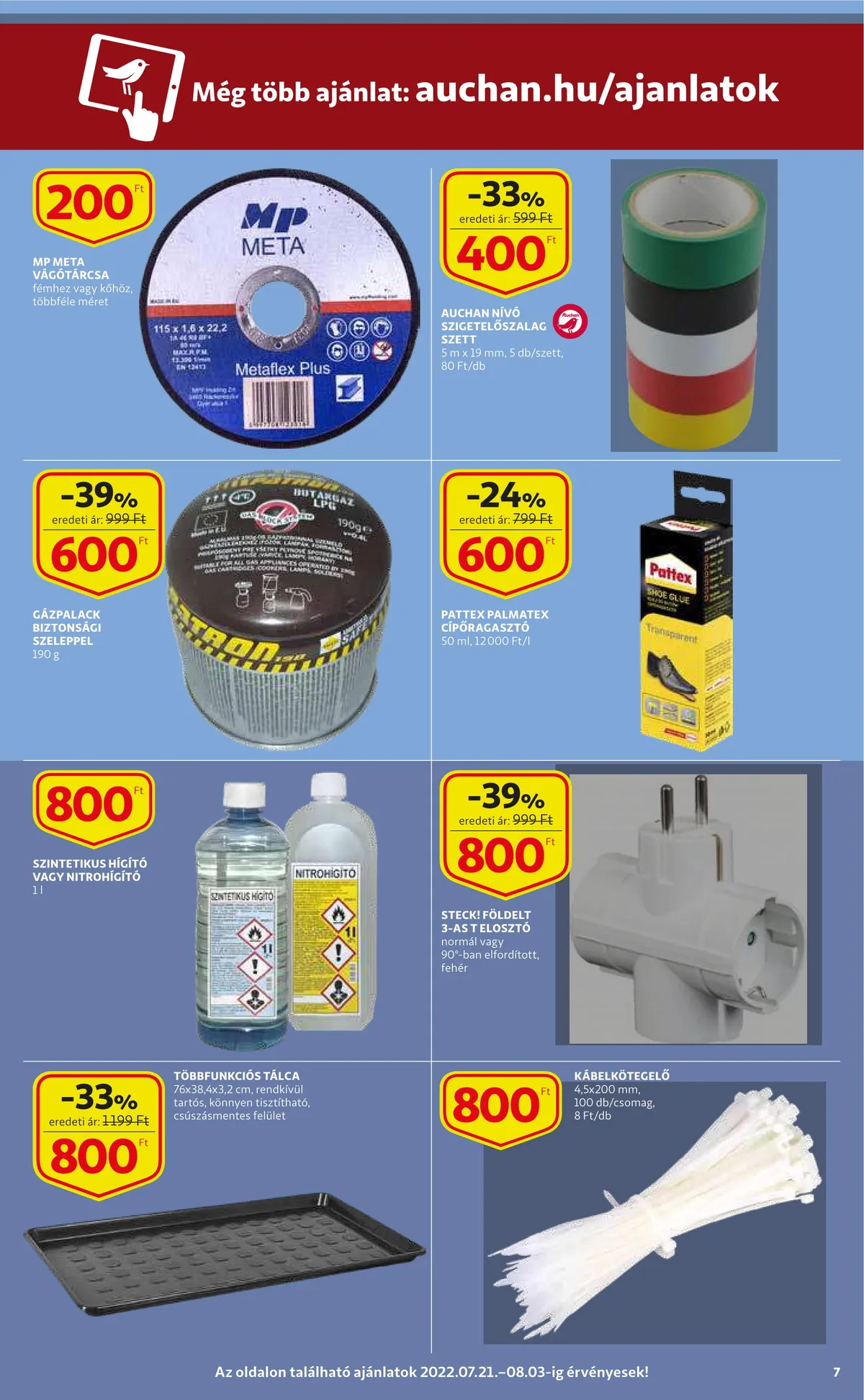 Auchan akciós újság 07.21–07.27 – 7. oldal