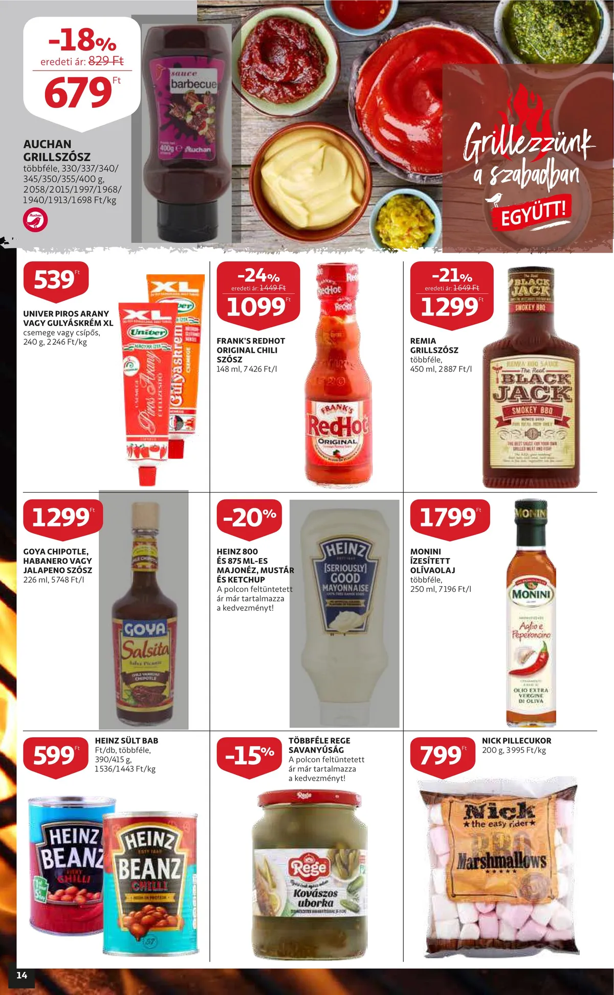 Auchan akciós újság 07.28–08.03 – 14. oldal