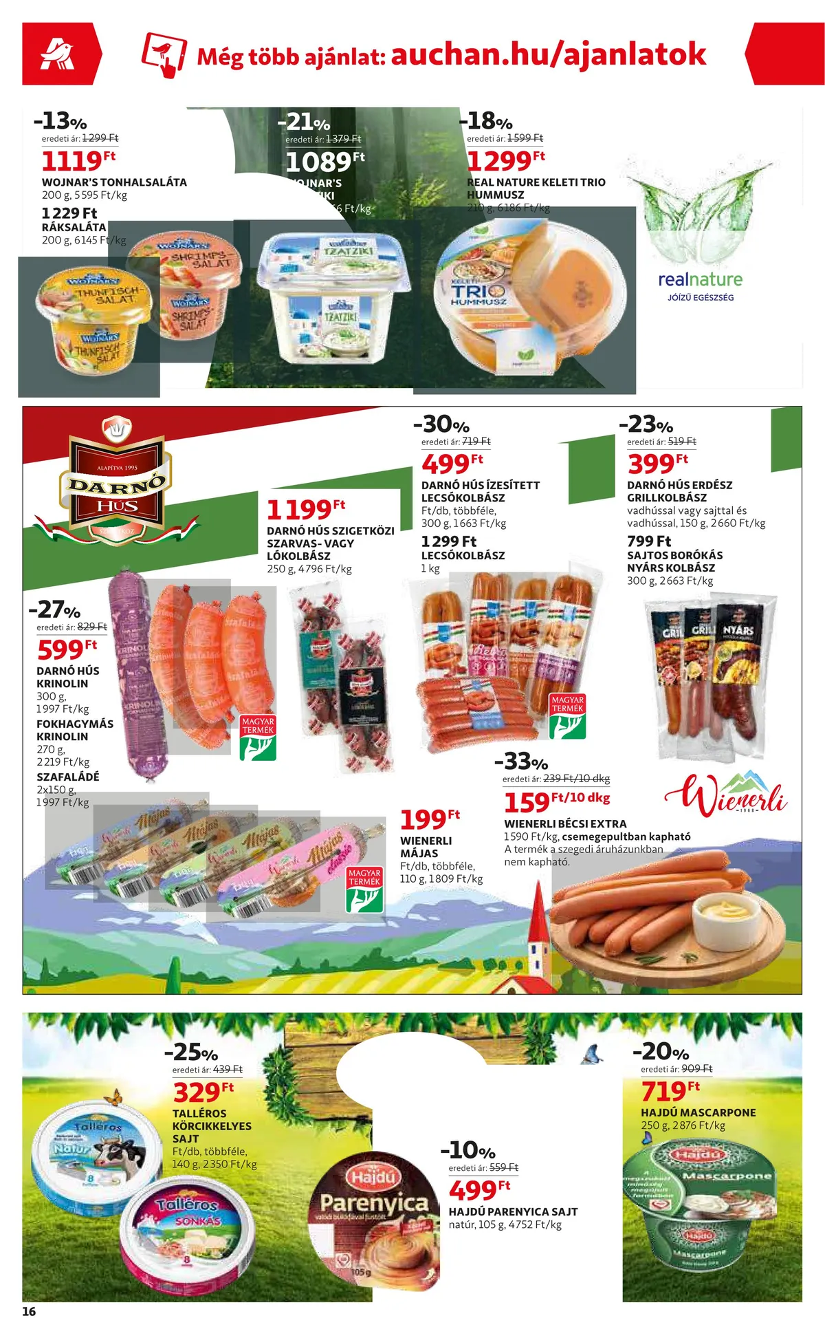 Auchan akciós újság 07.28–08.03 – 16. oldal