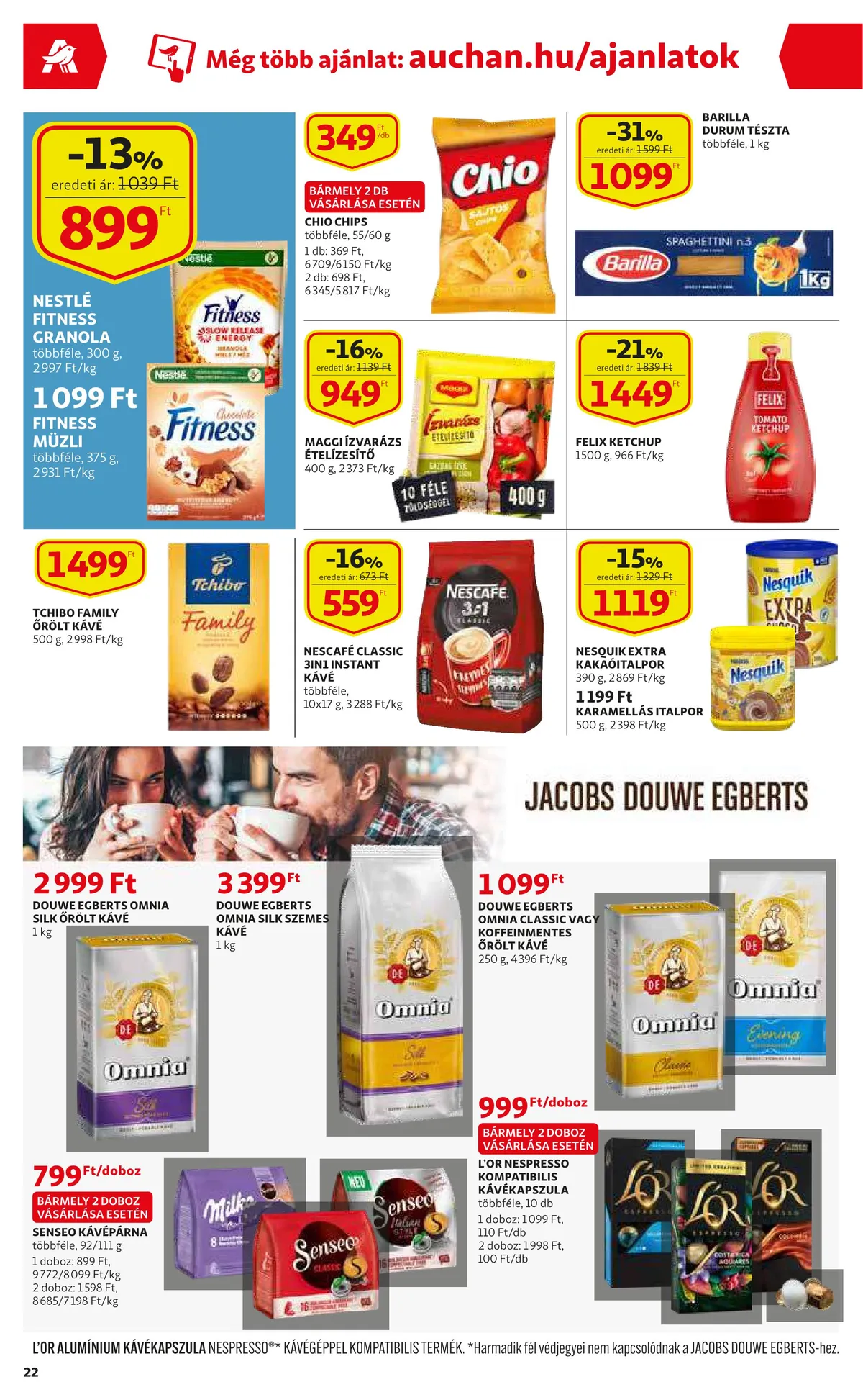 Auchan akciós újság 07.28–08.03 – 22. oldal