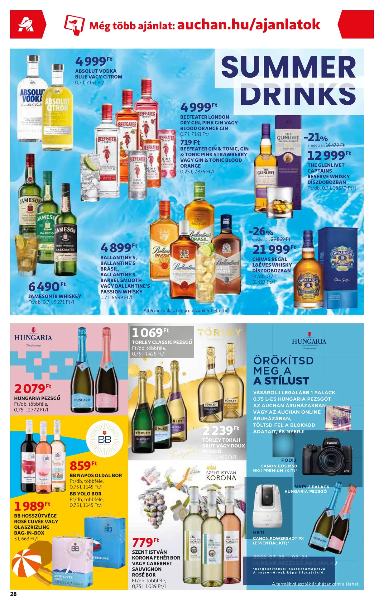 Auchan akciós újság 07.28–08.03 – 28. oldal