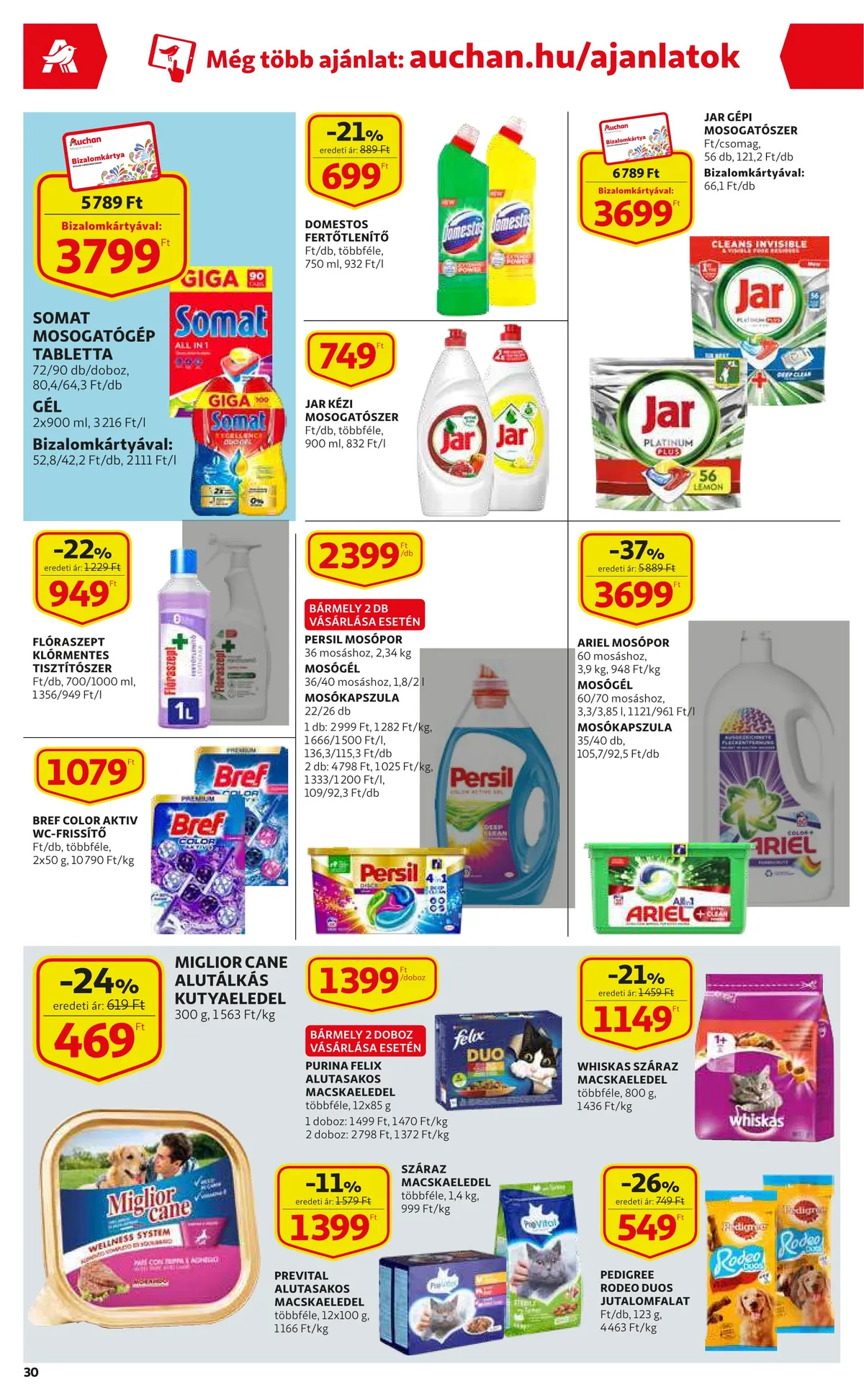 Auchan akciós újság 07.28–08.03 – 30. oldal