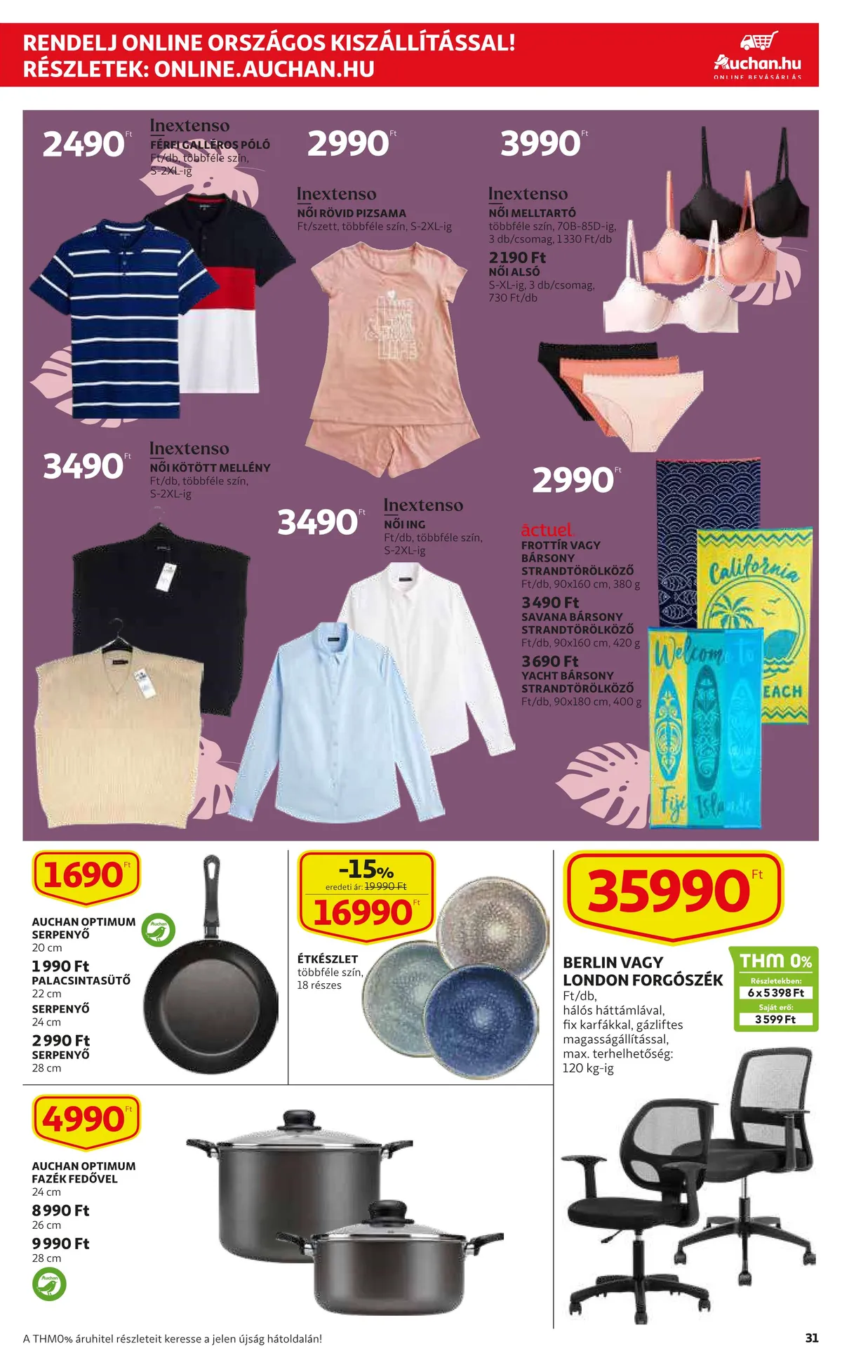 Auchan akciós újság 07.28–08.03 – 31. oldal
