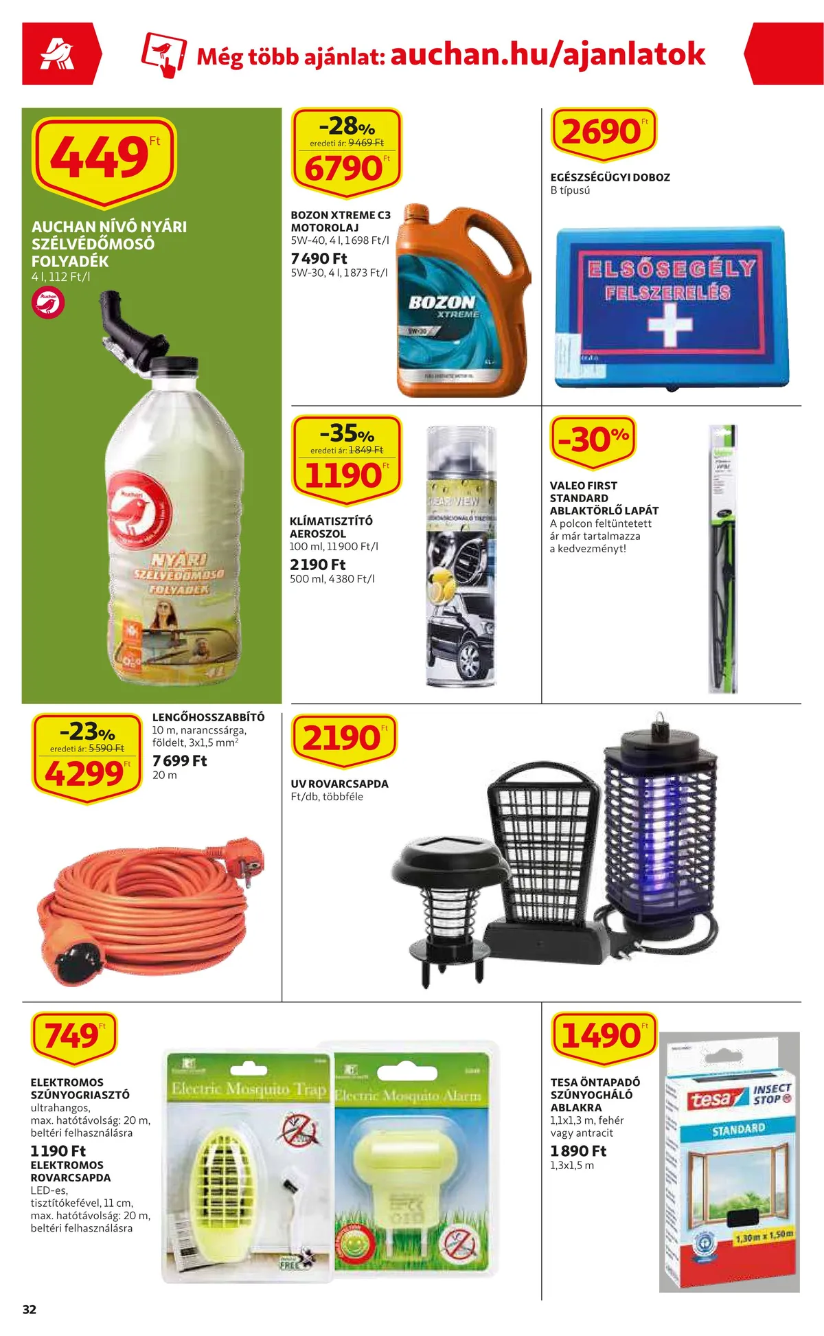 Auchan akciós újság 07.28–08.03 – 32. oldal