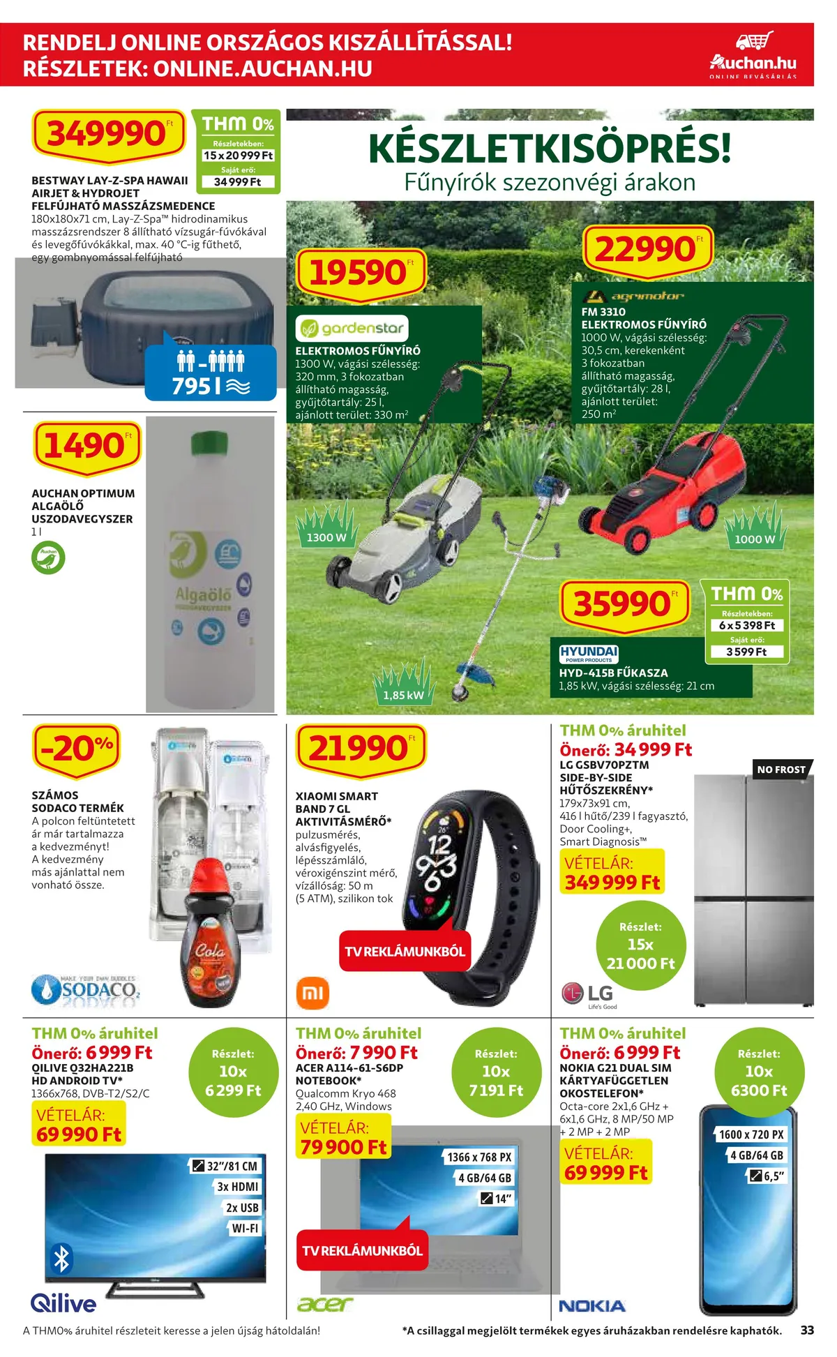 Auchan akciós újság 07.28–08.03 – 33. oldal