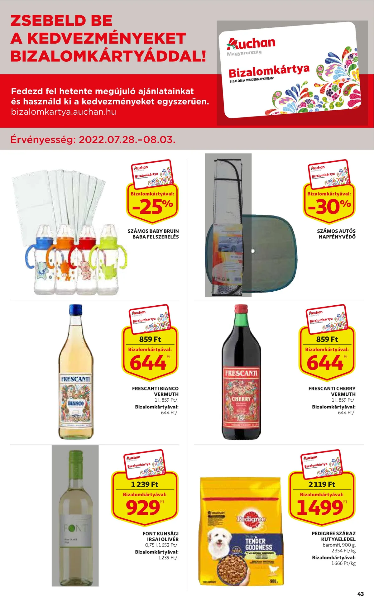 Auchan akciós újság 07.28–08.03 – 43. oldal