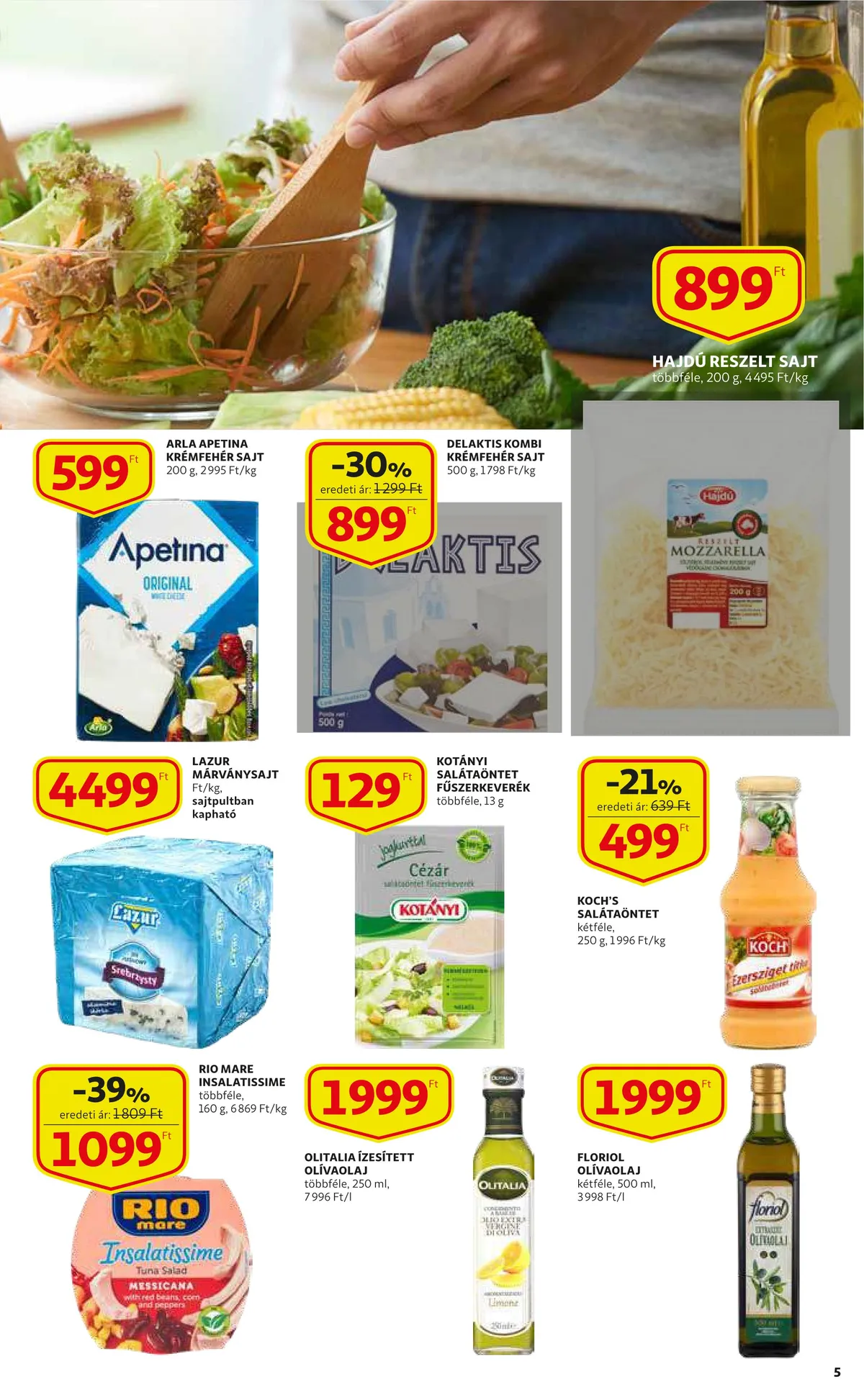 Auchan akciós újság 07.28–08.03 – 5. oldal