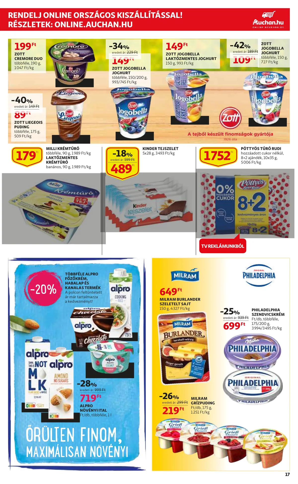 Auchan akciós újság 08.04–08.10 – 17. oldal