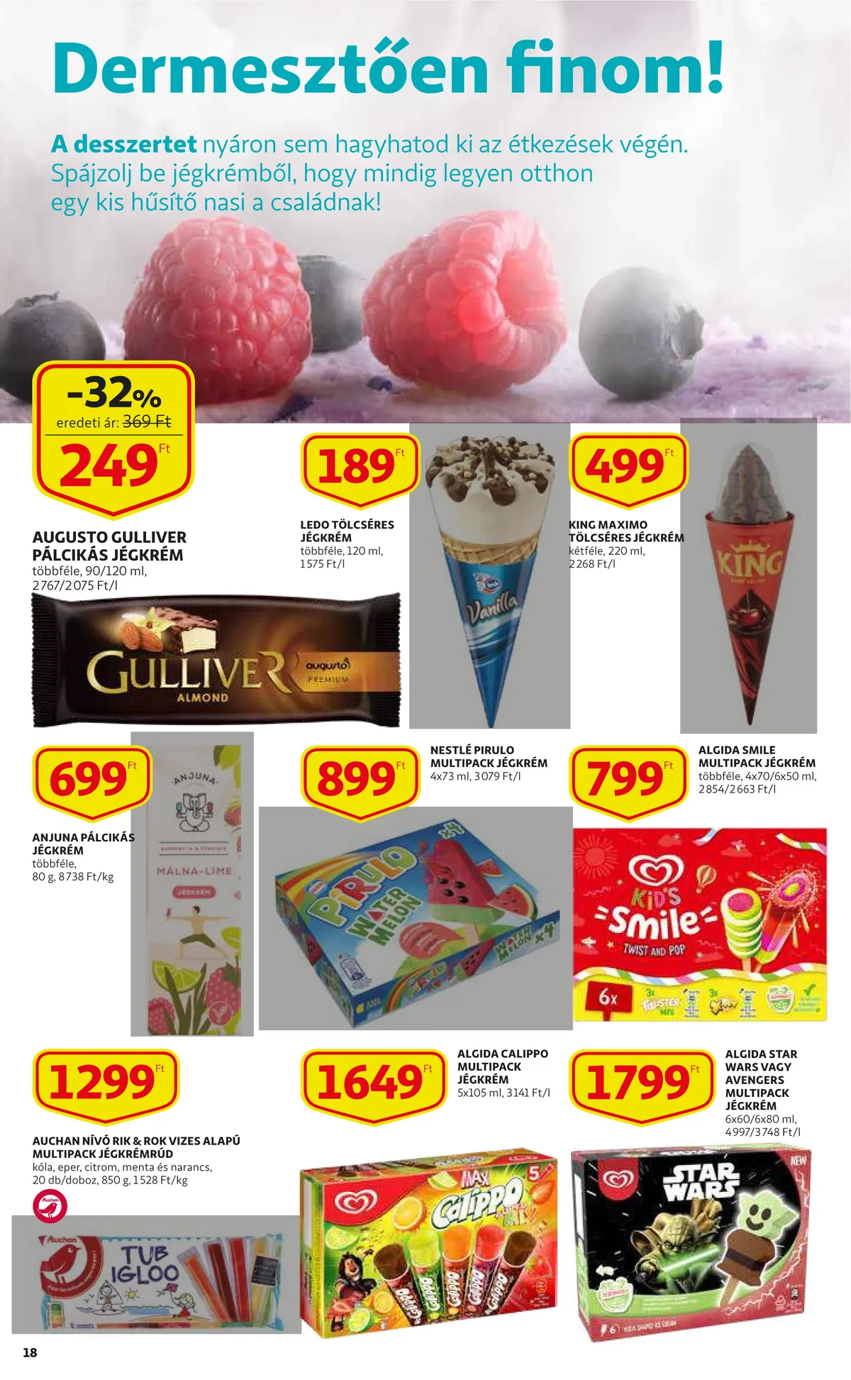 Auchan akciós újság 08.04–08.10 – 18. oldal
