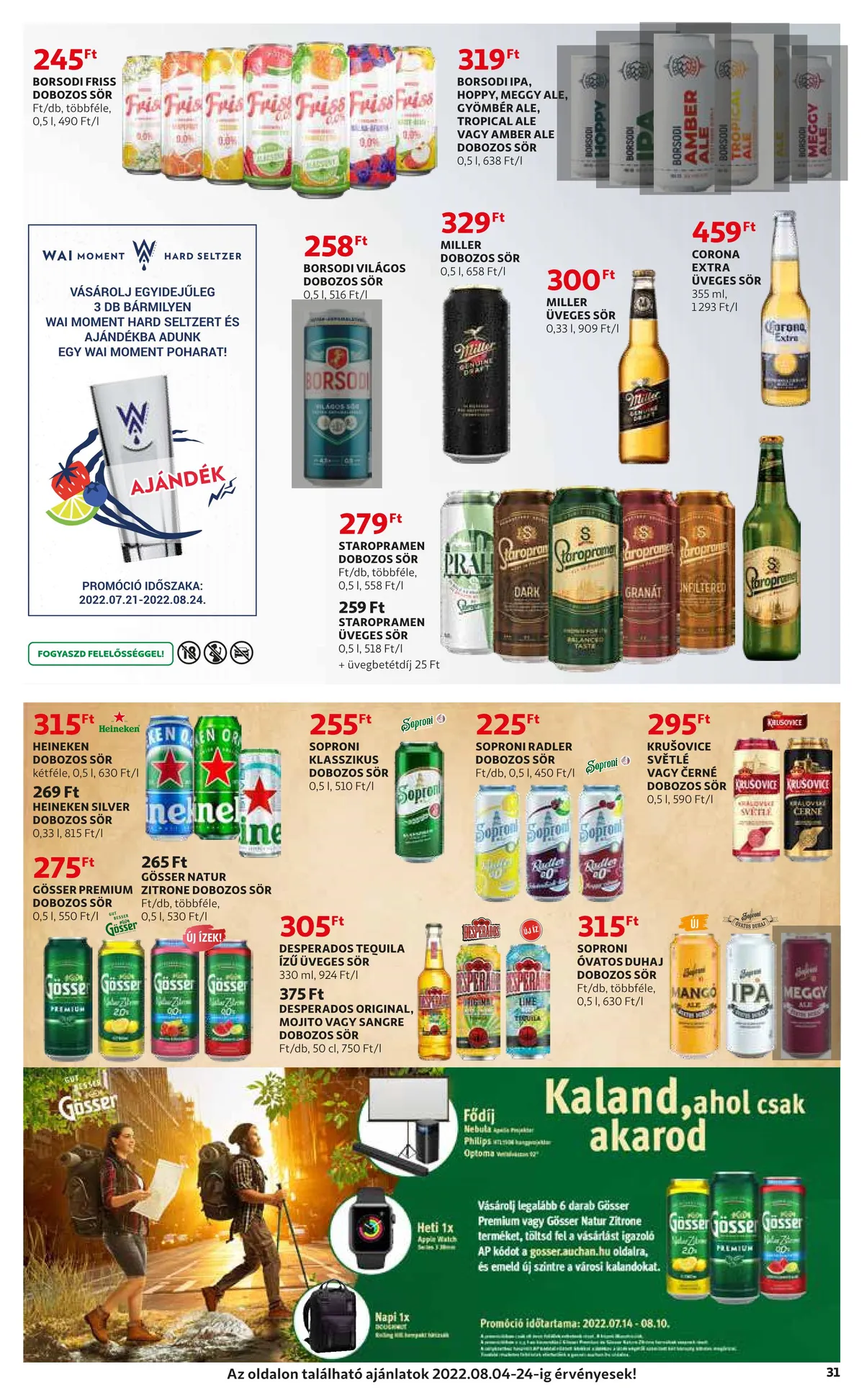 Auchan akciós újság 08.04–08.10 – 31. oldal