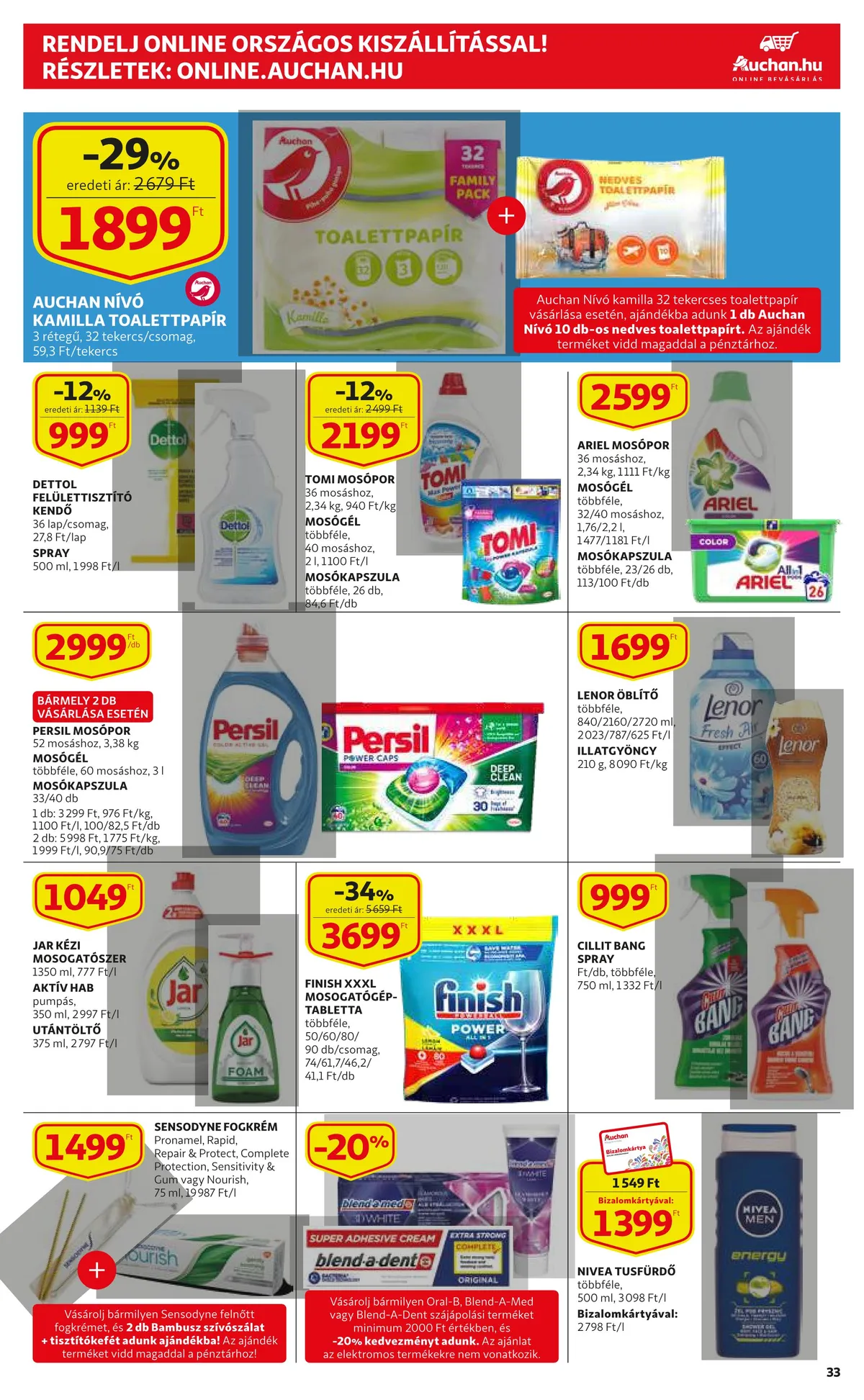 Auchan akciós újság 08.04–08.10 – 33. oldal