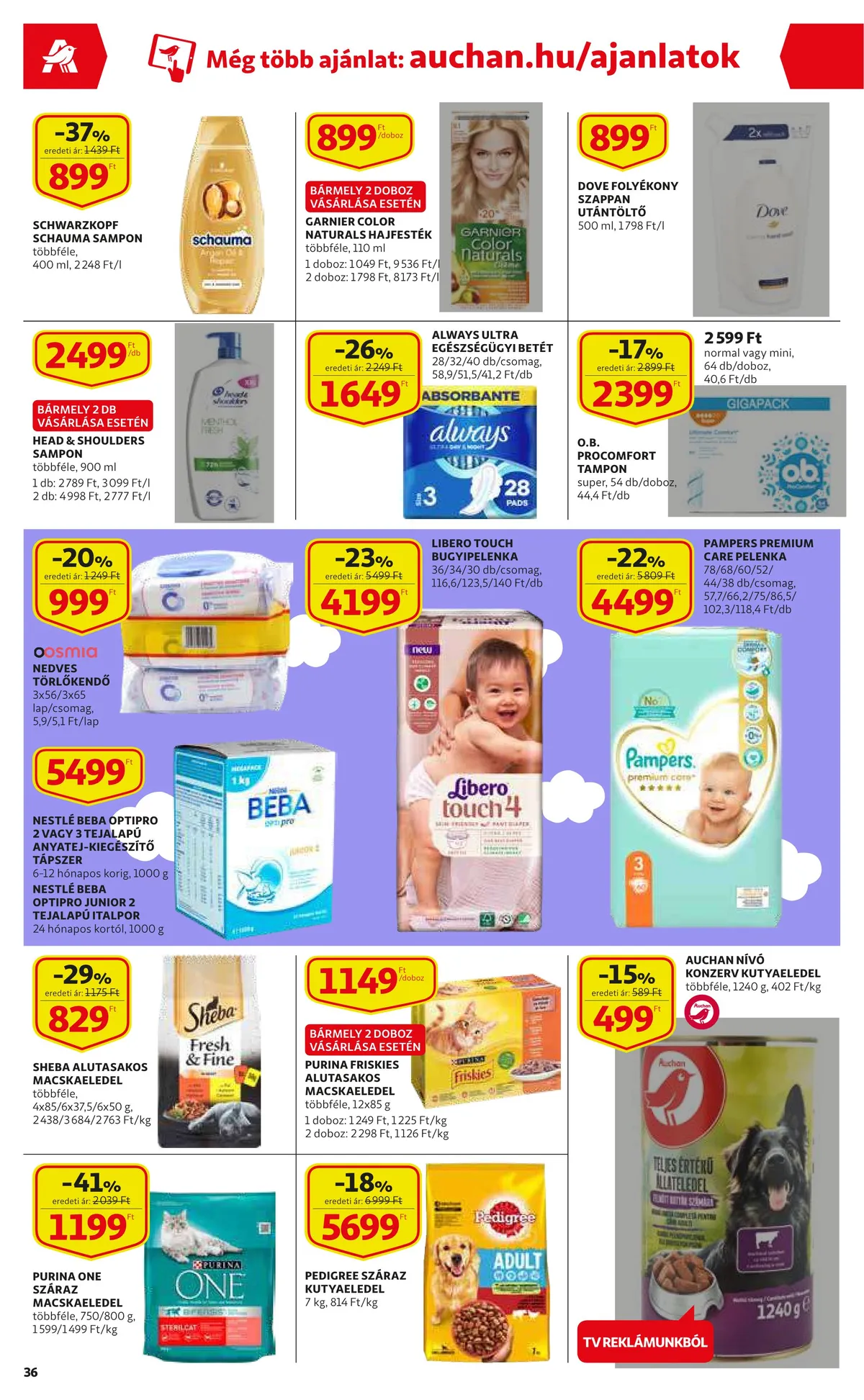 Auchan akciós újság 08.04–08.10 – 36. oldal