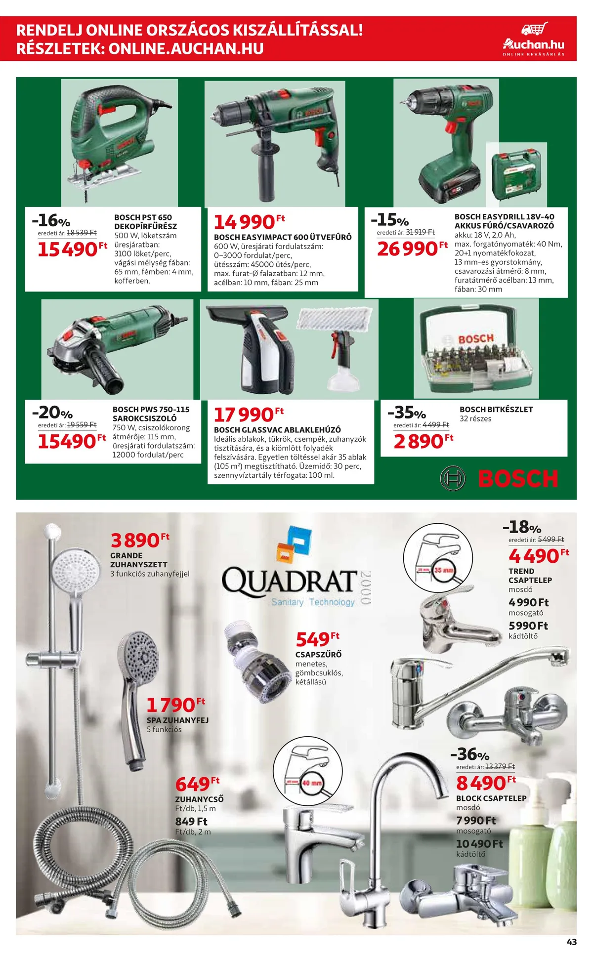 Auchan akciós újság 08.04–08.10 – 43. oldal