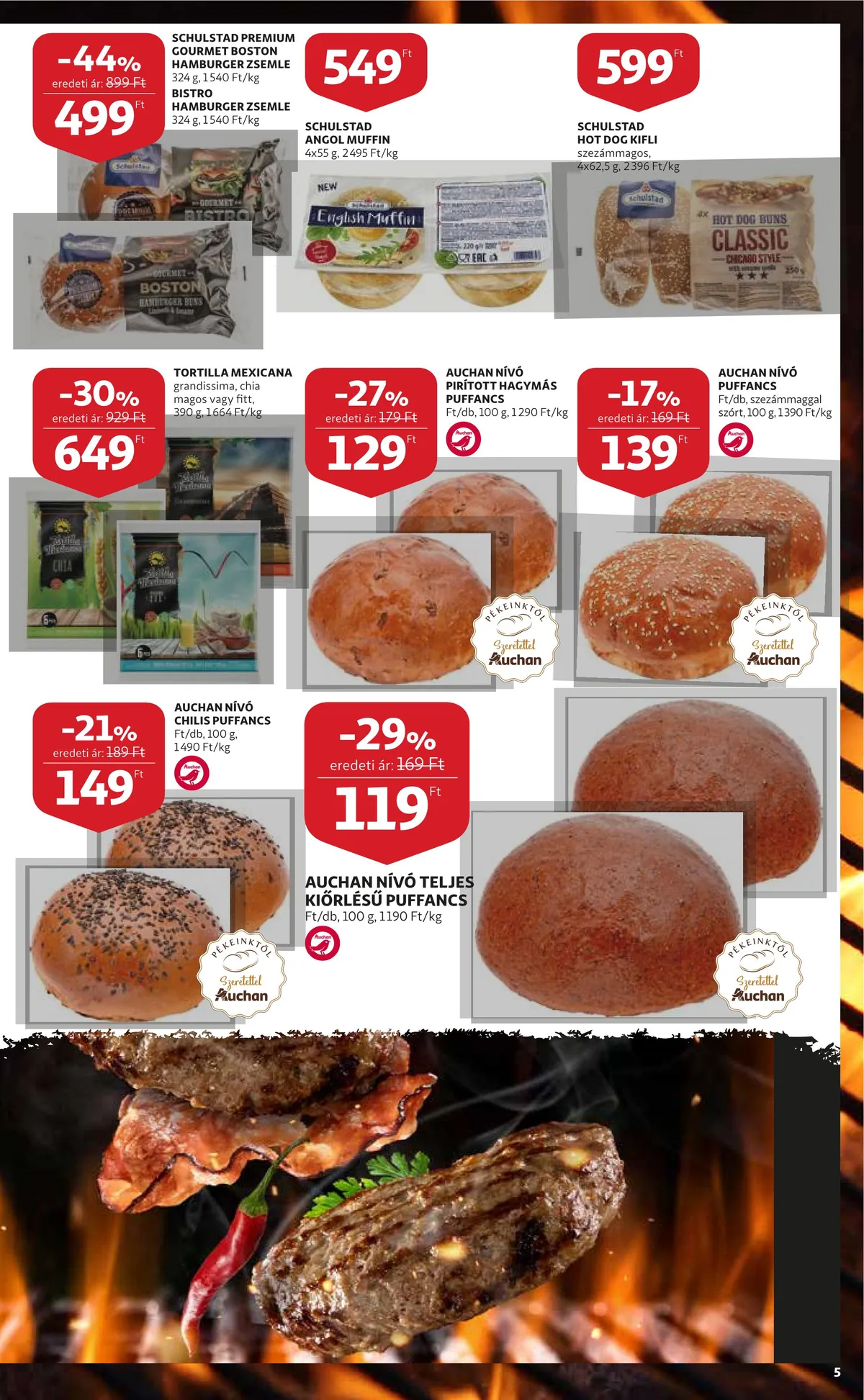 Auchan akciós újság 08.04–08.10 – 5. oldal