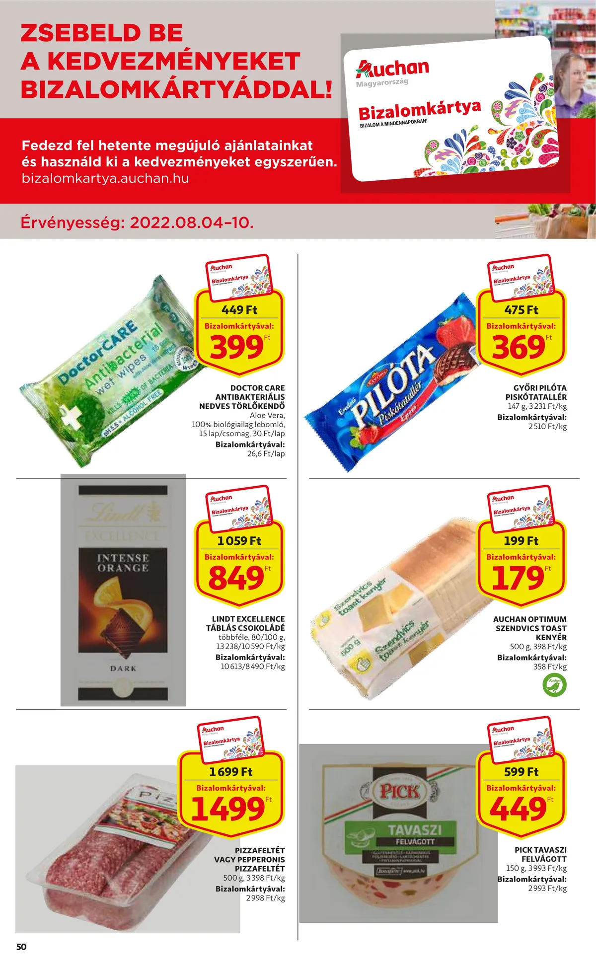 Auchan akciós újság 08.04–08.10 – 50. oldal