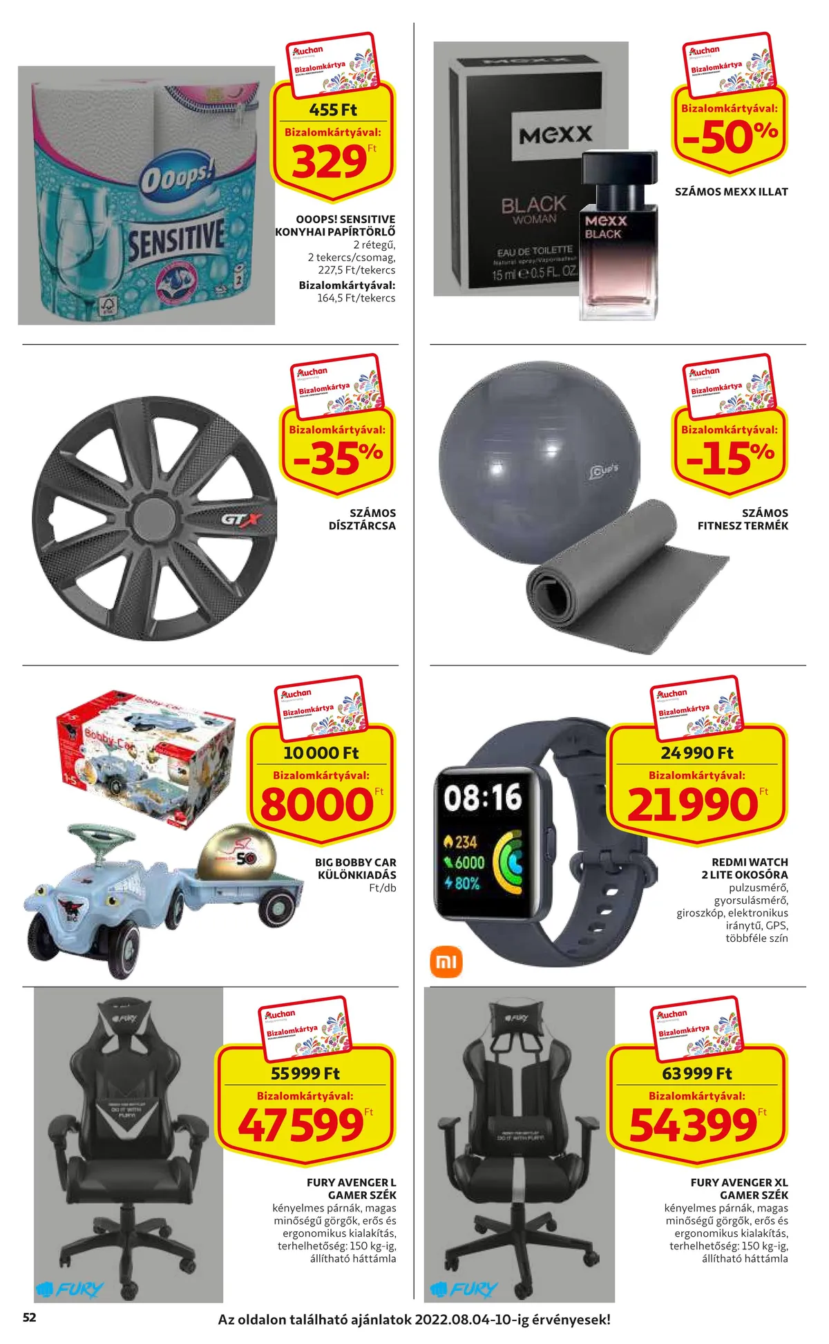 Auchan akciós újság 08.04–08.10 – 52. oldal
