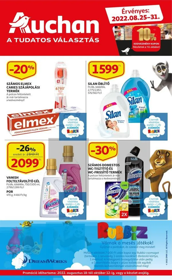 Auchan akciós újság 08.25–08.31
