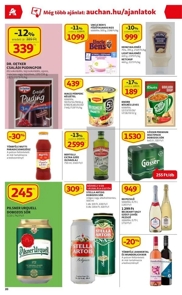 Auchan akciós újság 08.25–08.31 – 20. oldal