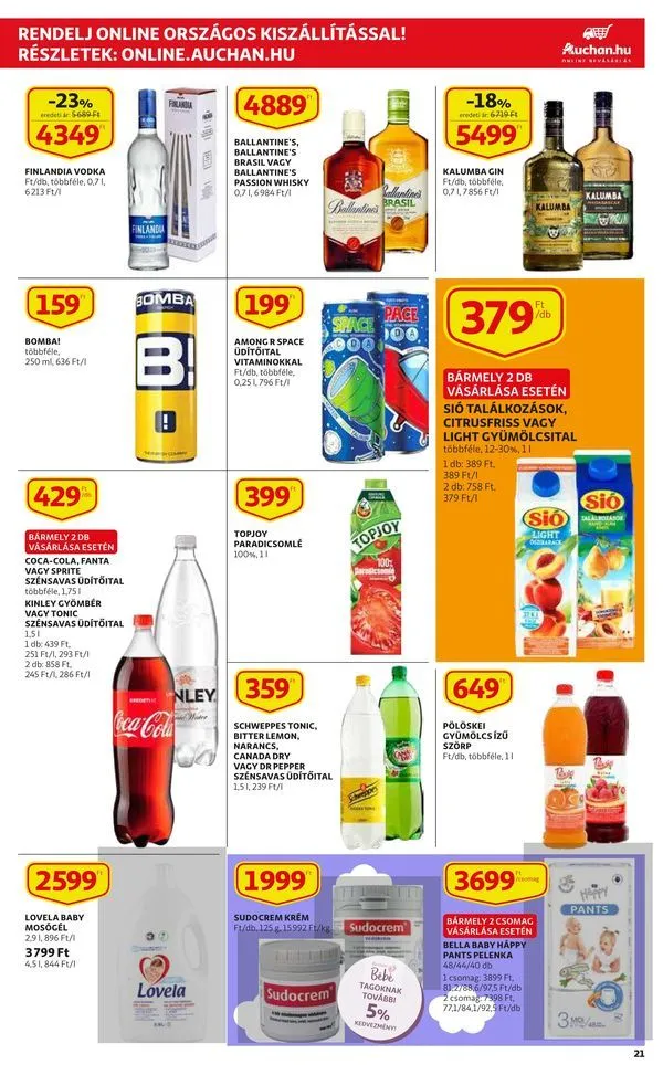 Auchan akciós újság 08.25–08.31 – 21. oldal