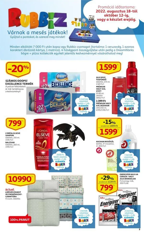 Auchan akciós újság 08.25–08.31 – 5. oldal