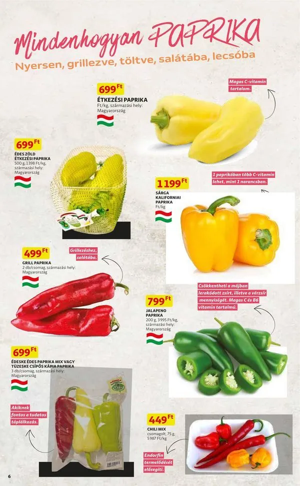 Auchan akciós újság 08.25–08.31 – 6. oldal