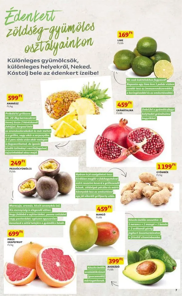 Auchan akciós újság 08.25–08.31 – 7. oldal