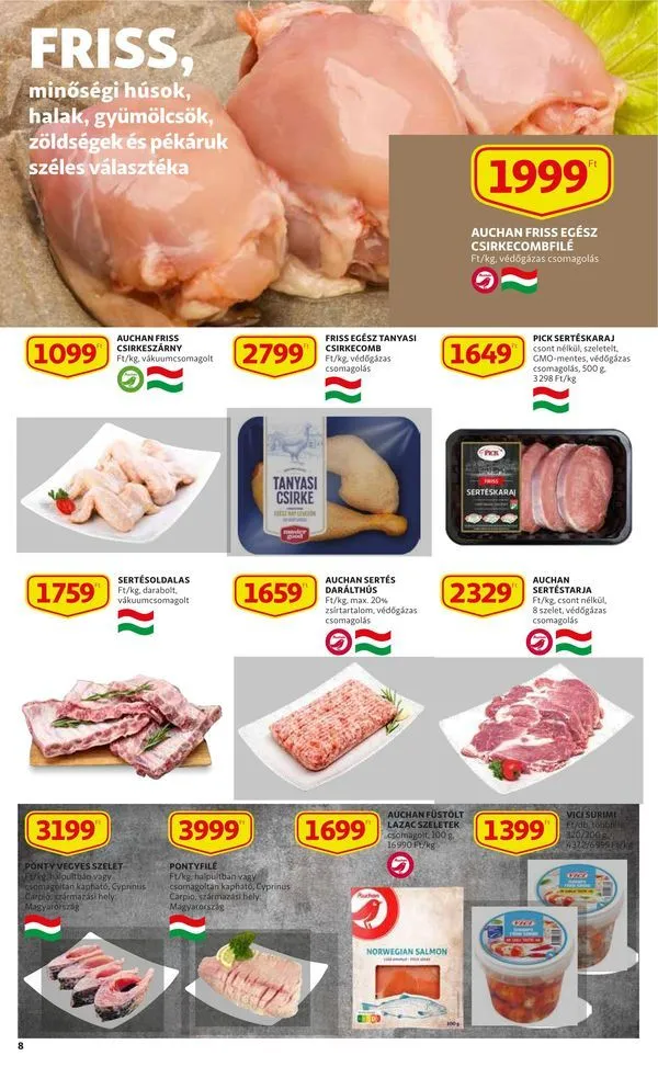 Auchan akciós újság 08.25–08.31 – 8. oldal