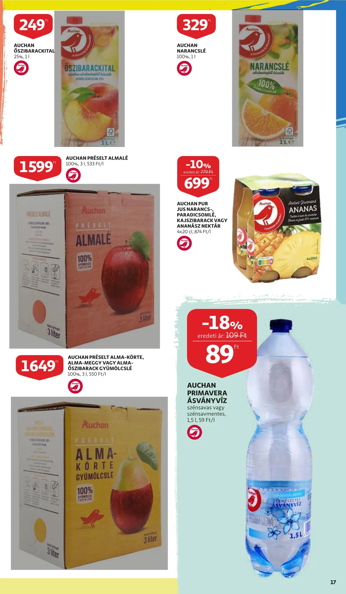 Auchan akciós újság 09.01–09.07 – 17. oldal