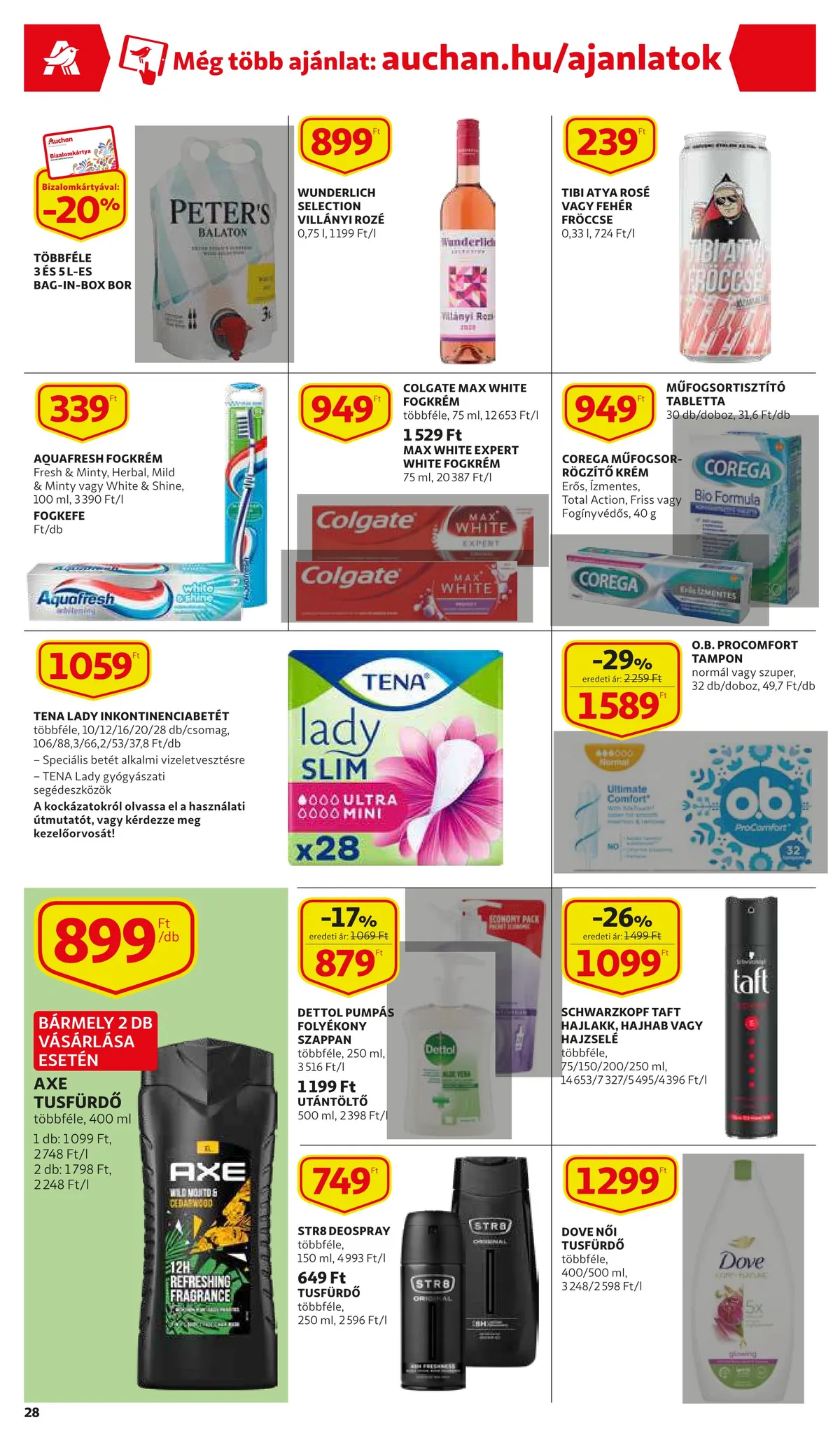 Auchan akciós újság 09.01–09.07 – 28. oldal