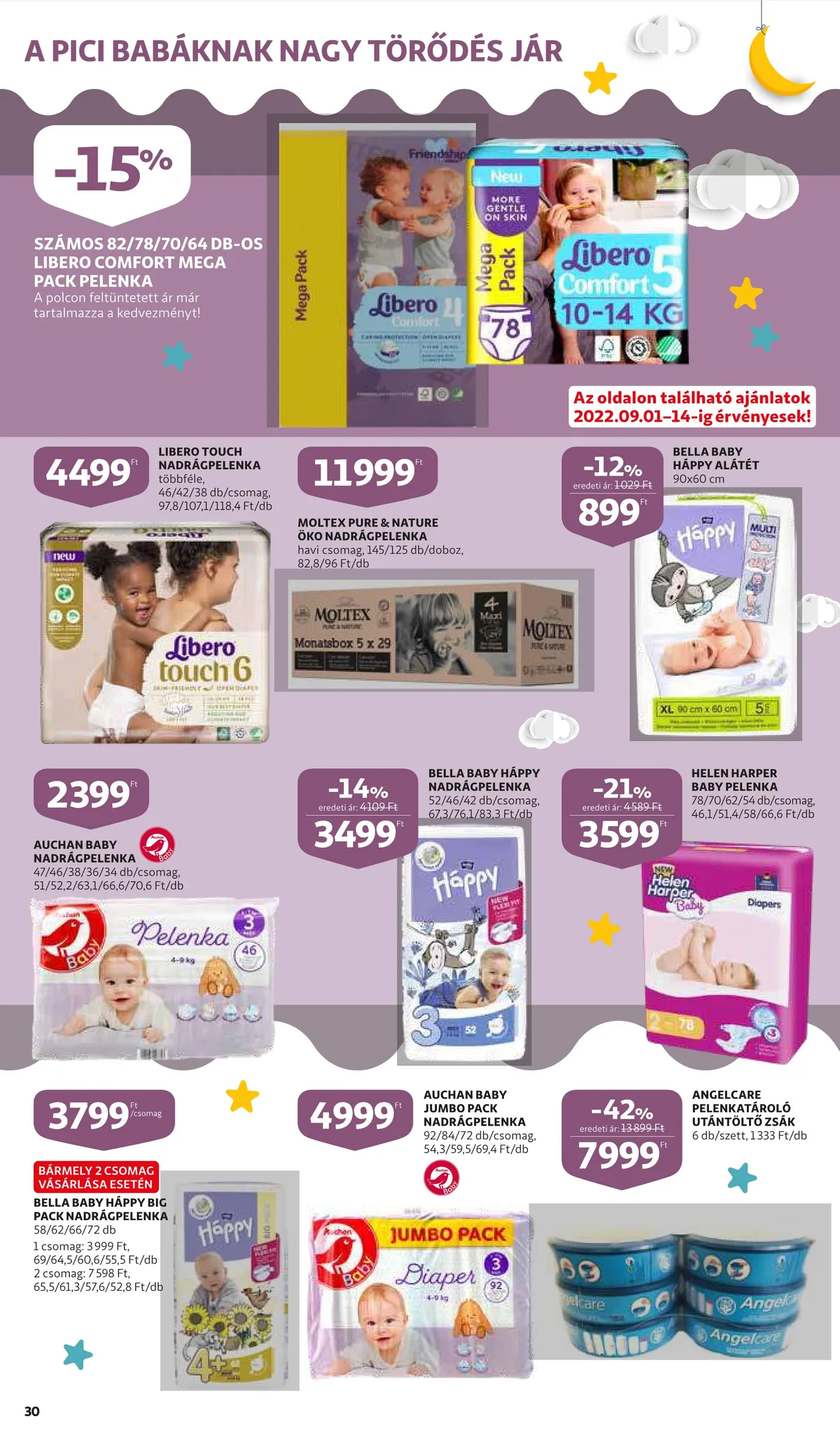 Auchan akciós újság 09.01–09.07 – 30. oldal