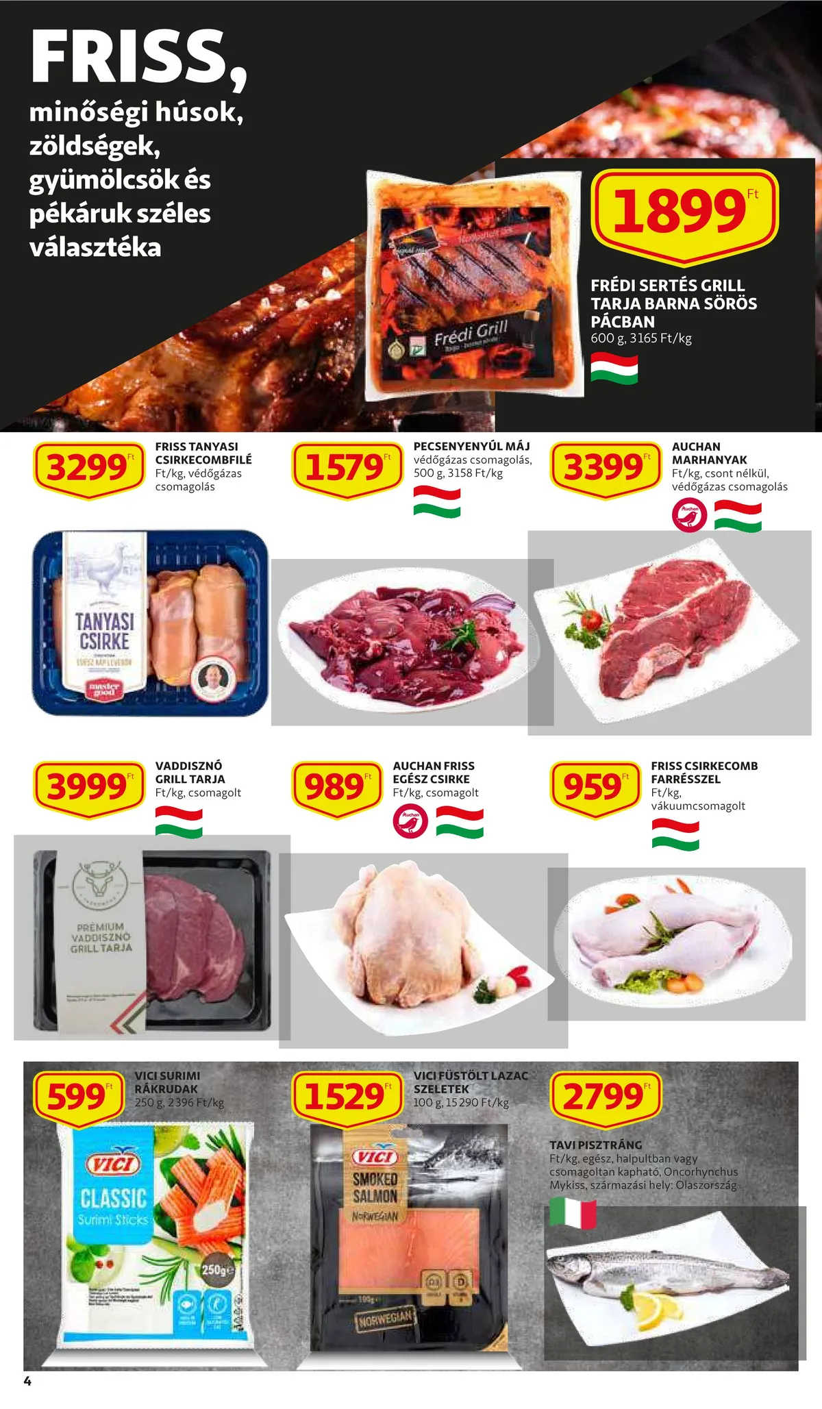 Auchan akciós újság 09.01–09.07 – 4. oldal