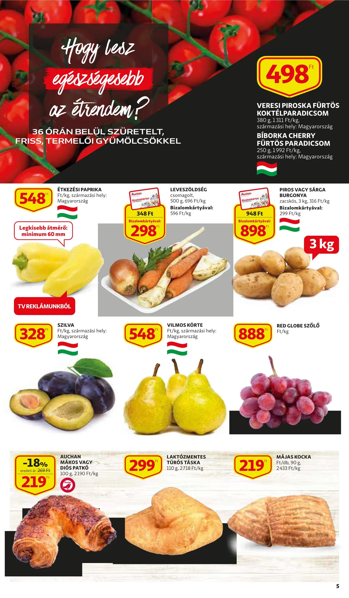 Auchan akciós újság 09.01–09.07 – 5. oldal