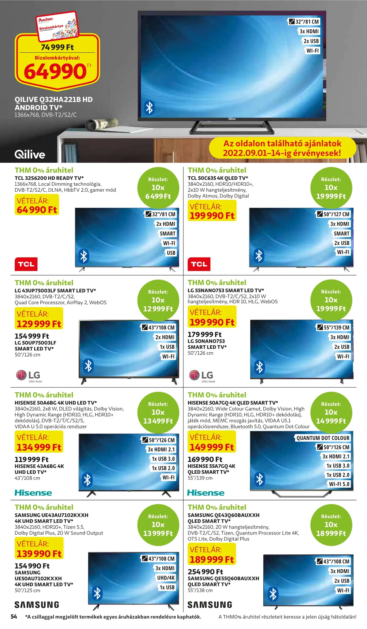 Auchan akciós újság 09.01–09.07 – 54. oldal