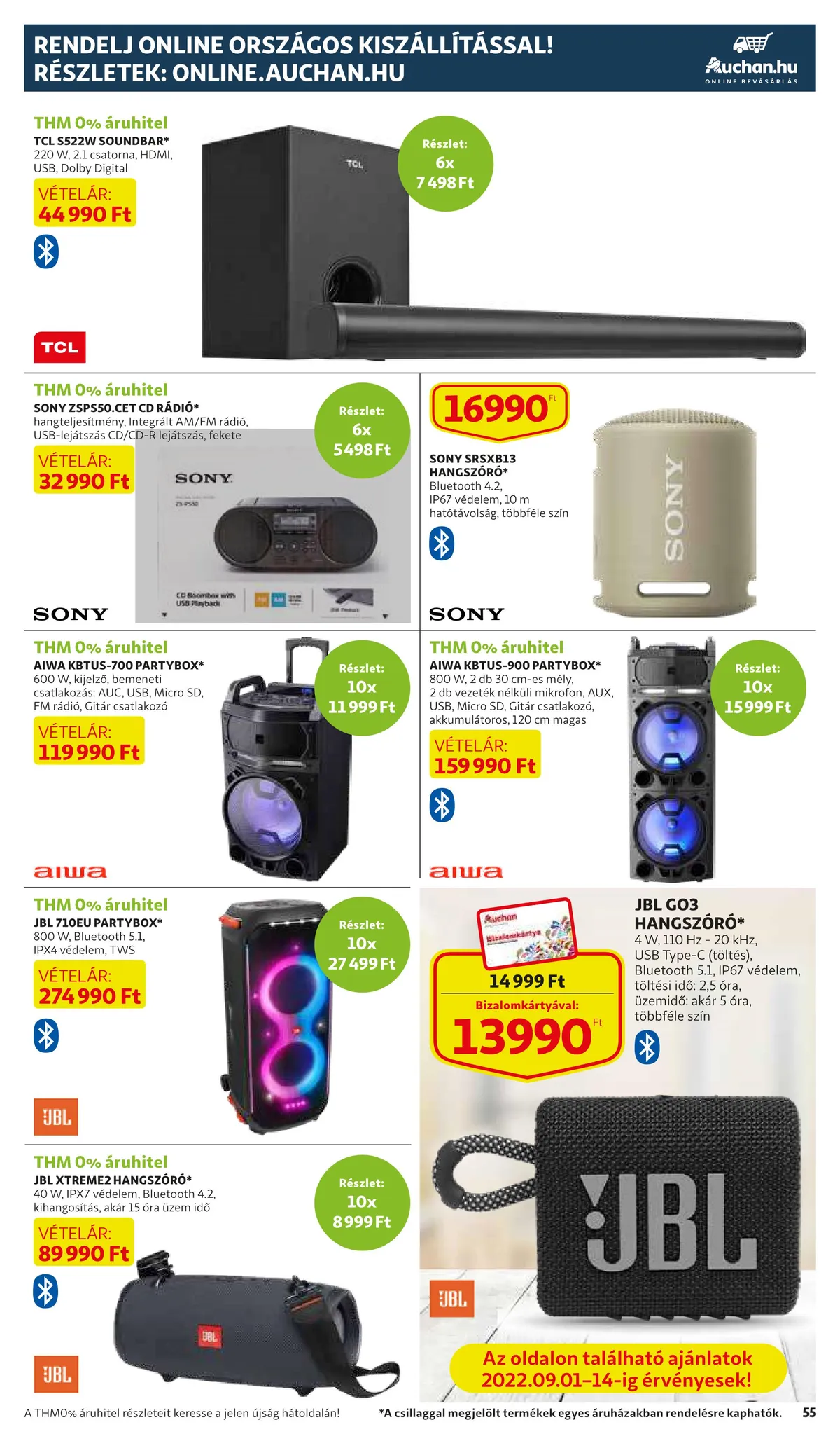 Auchan akciós újság 09.01–09.07 – 55. oldal