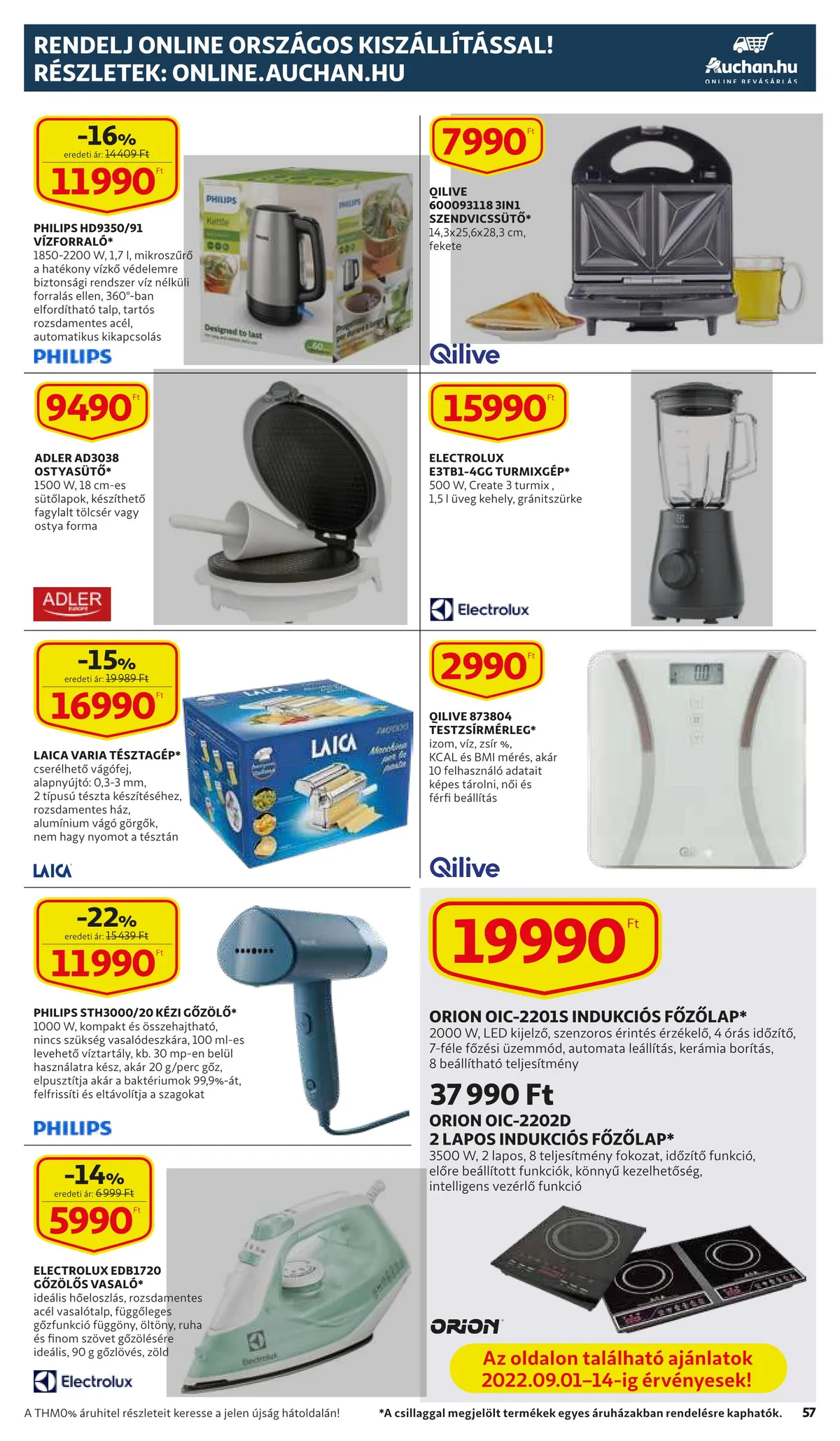 Auchan akciós újság 09.01–09.07 – 57. oldal