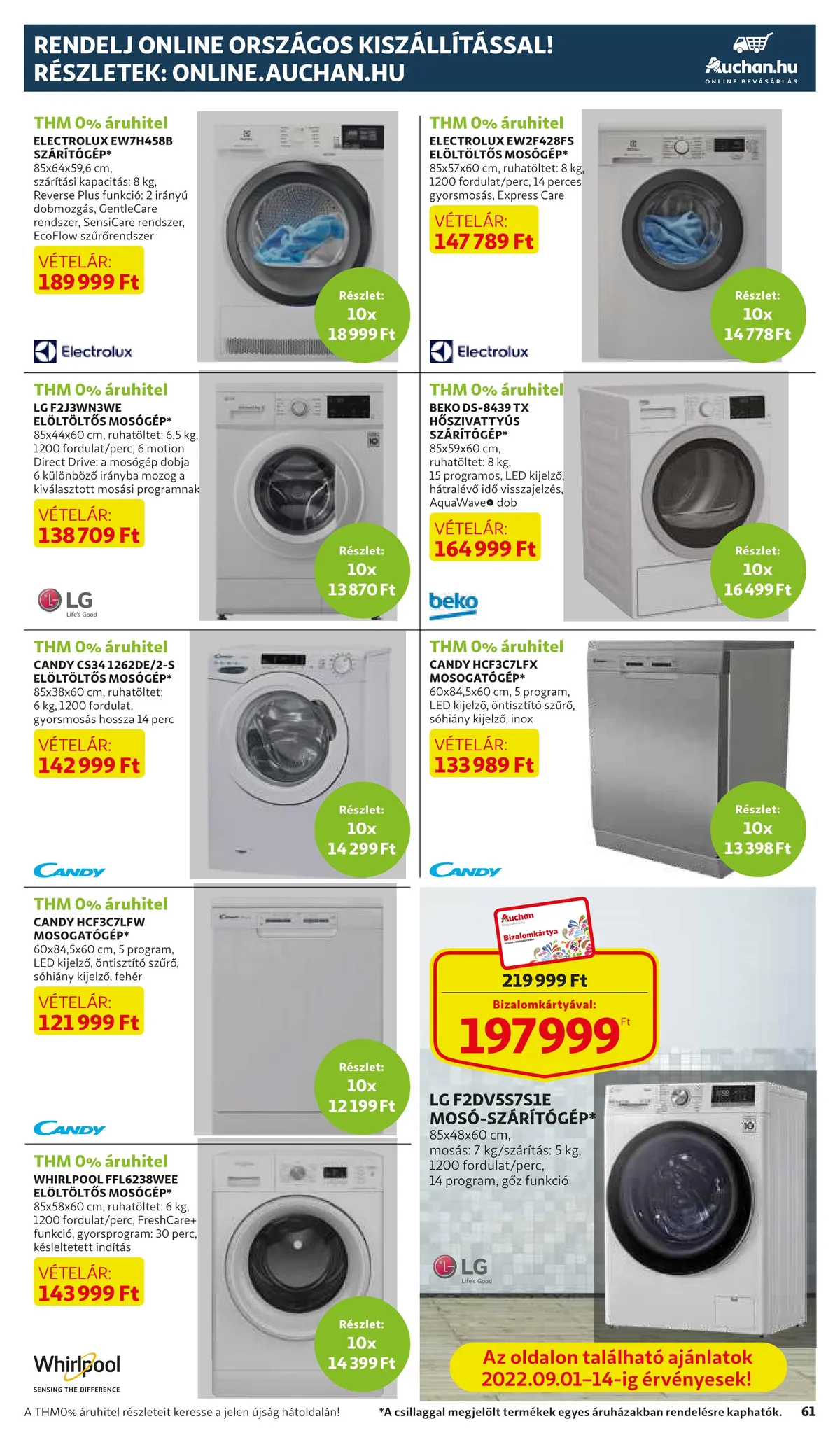 Auchan akciós újság 09.01–09.07 – 61. oldal