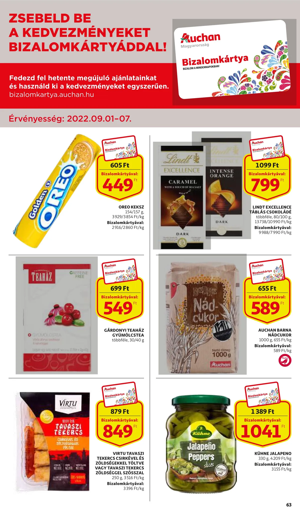 Auchan akciós újság 09.01–09.07 – 63. oldal