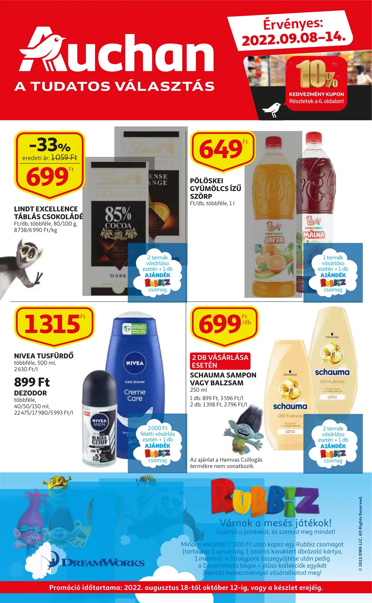 Auchan akciós újság 09.08–09.14