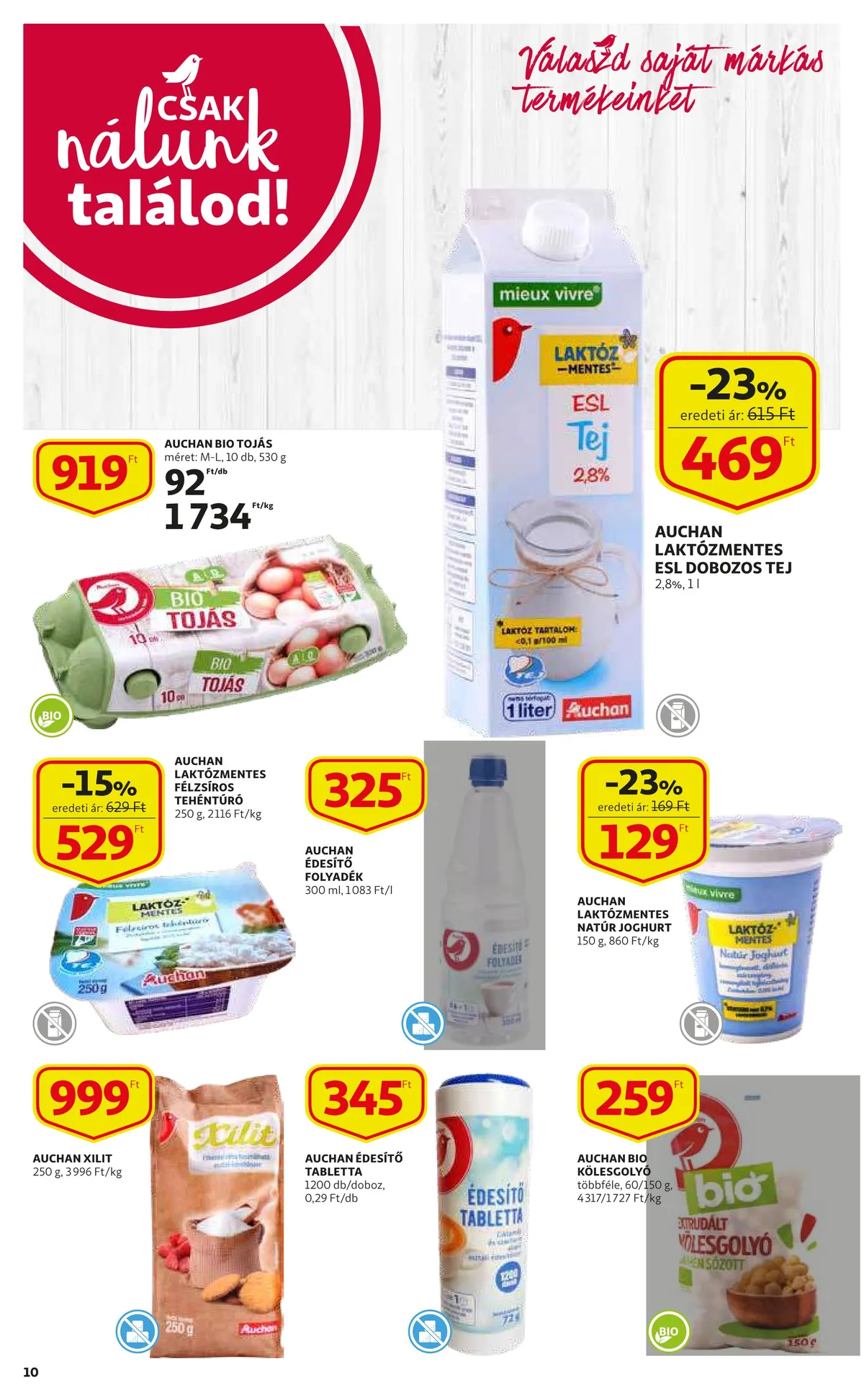 Auchan akciós újság 09.08–09.14 – 10. oldal