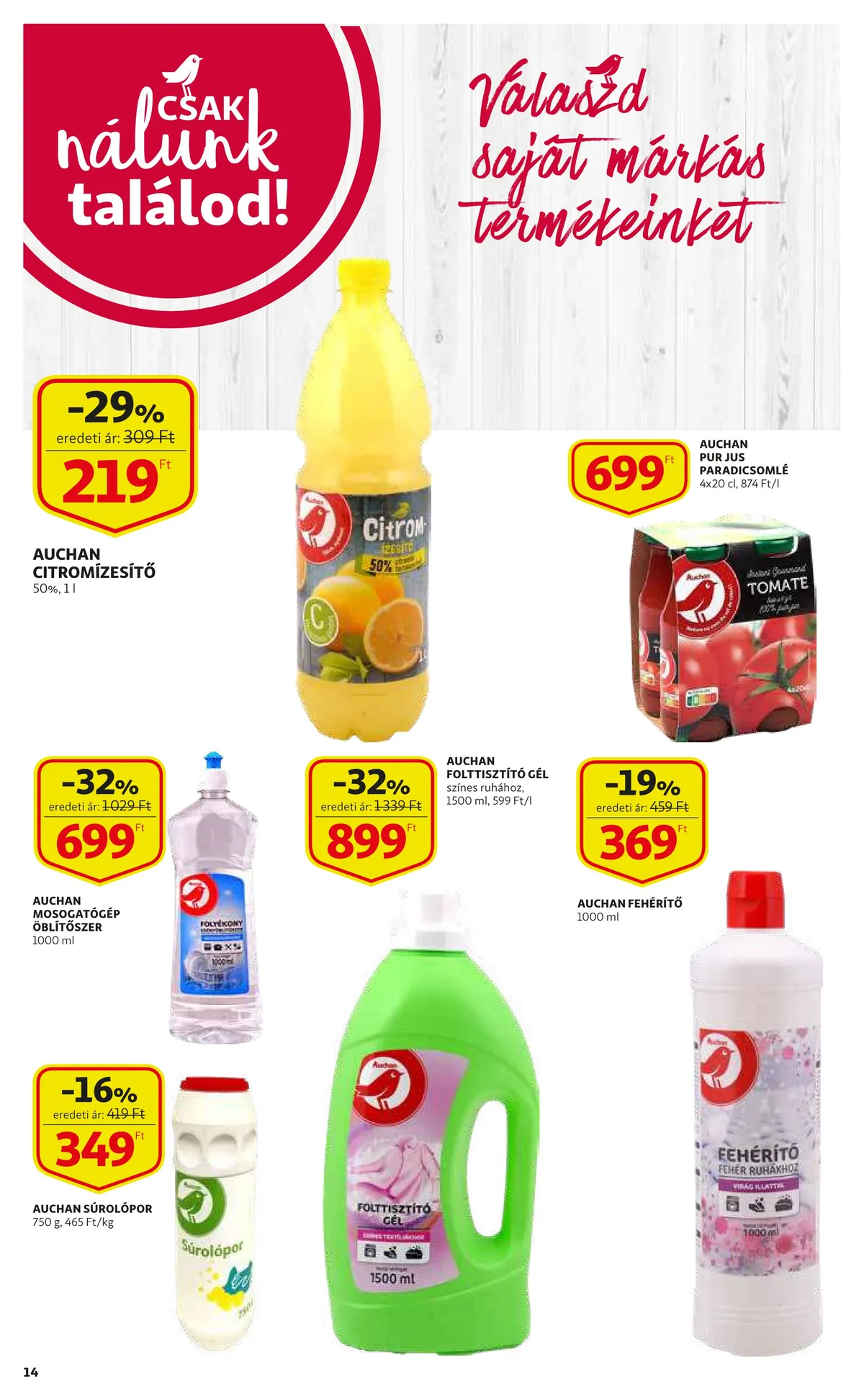 Auchan akciós újság 09.08–09.14 – 14. oldal