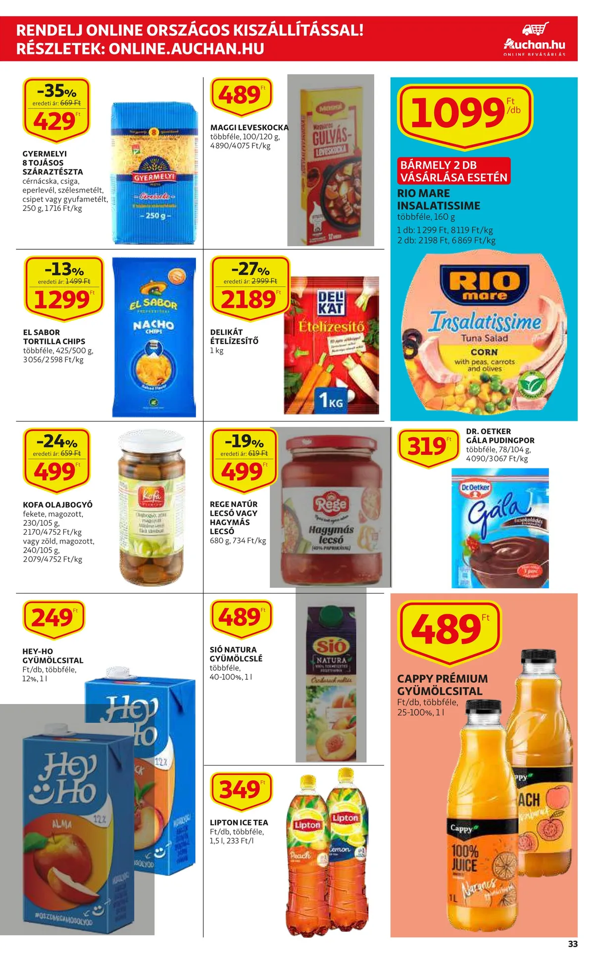 Auchan akciós újság 09.08–09.14 – 33. oldal