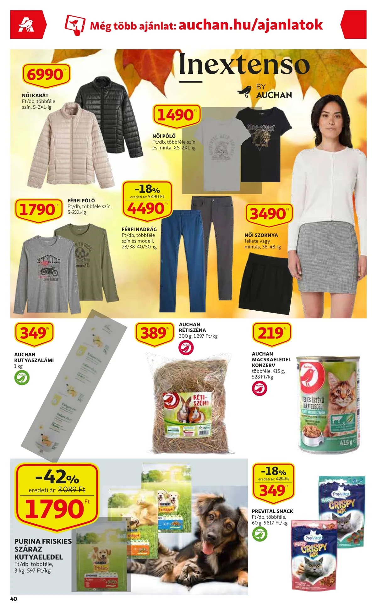 Auchan akciós újság 09.08–09.14 – 40. oldal