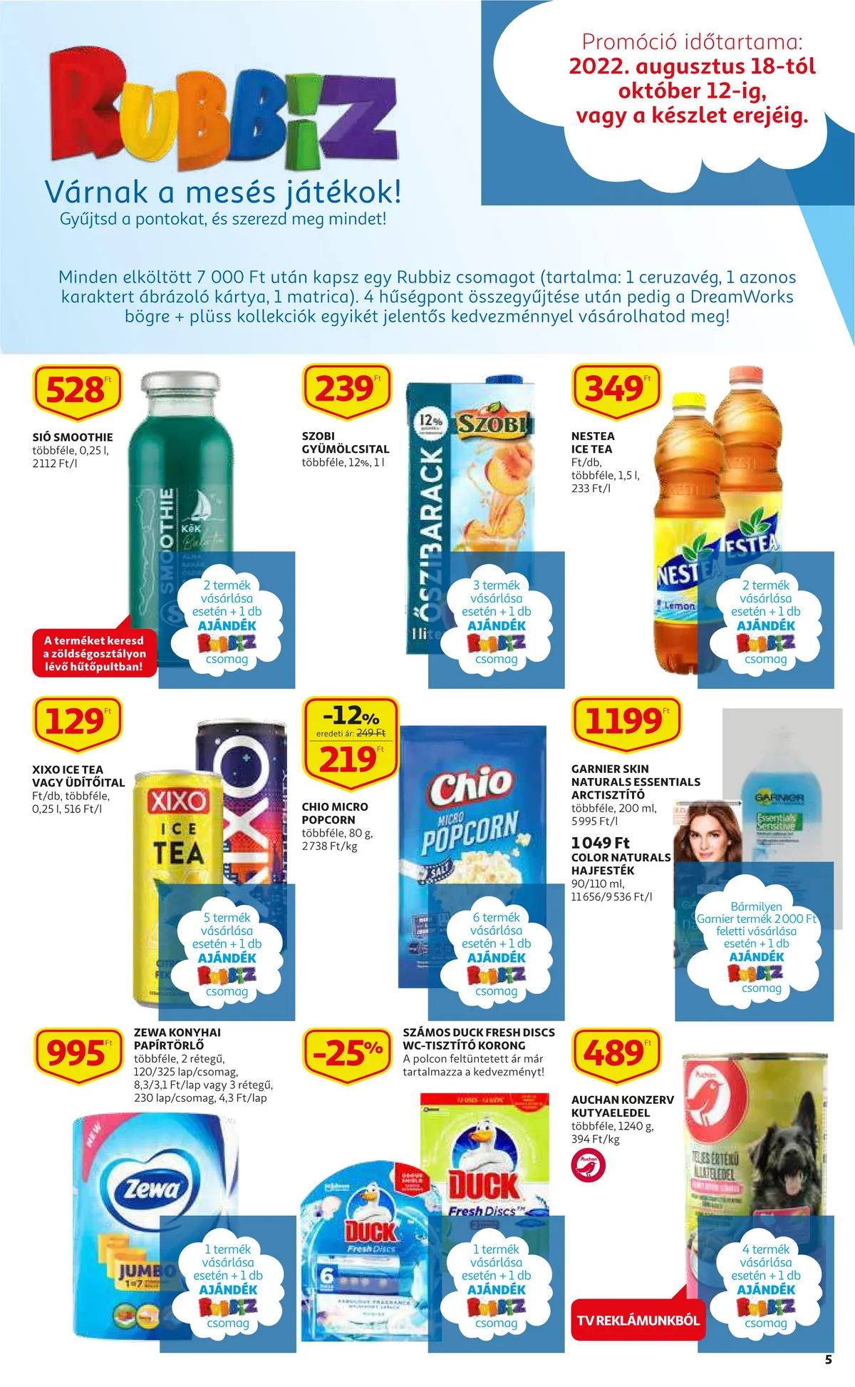 Auchan akciós újság 09.08–09.14 – 5. oldal