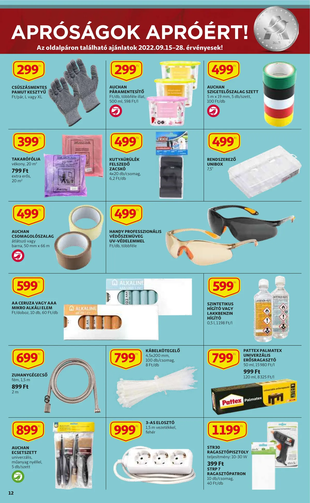 Auchan akciós újság 09.15–09.21 – 12. oldal