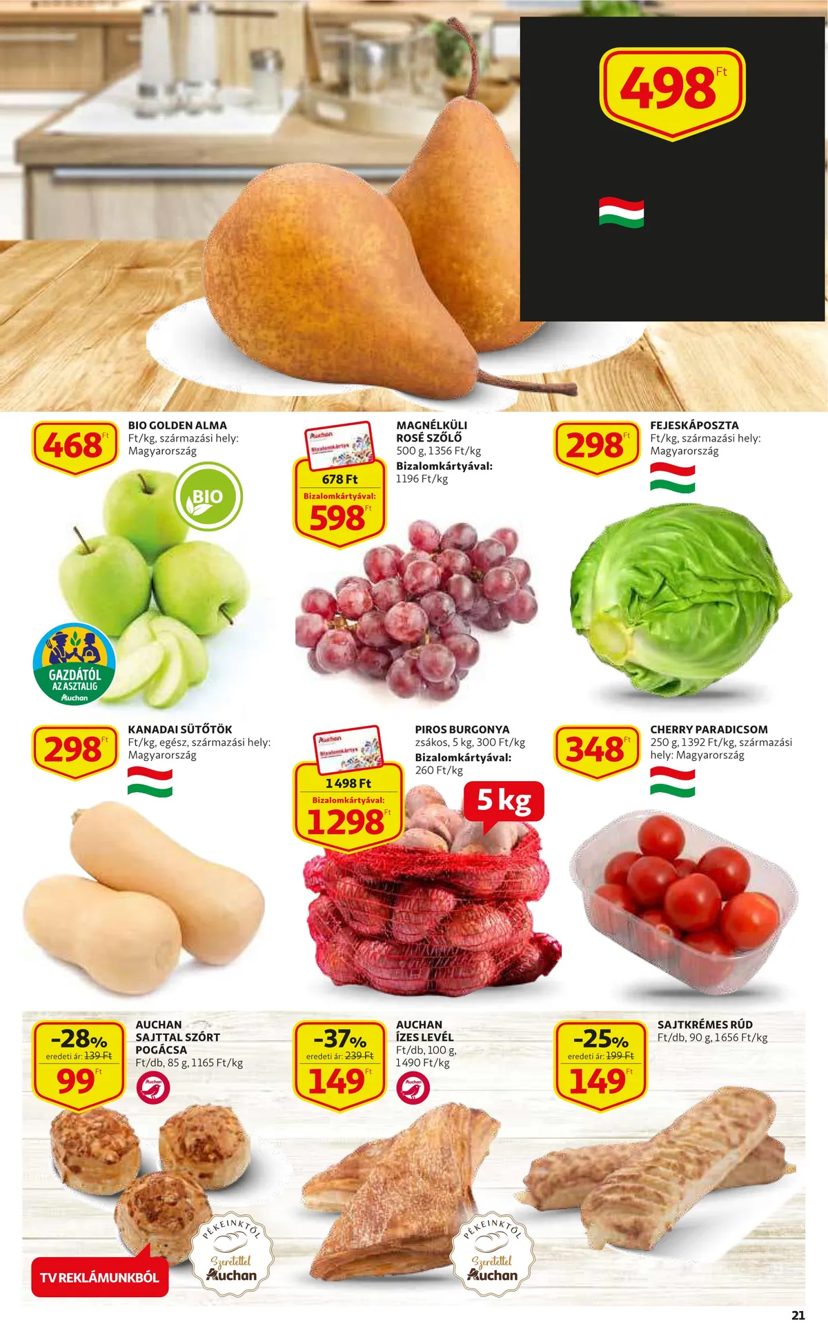 Auchan akciós újság 09.15–09.21 – 21. oldal
