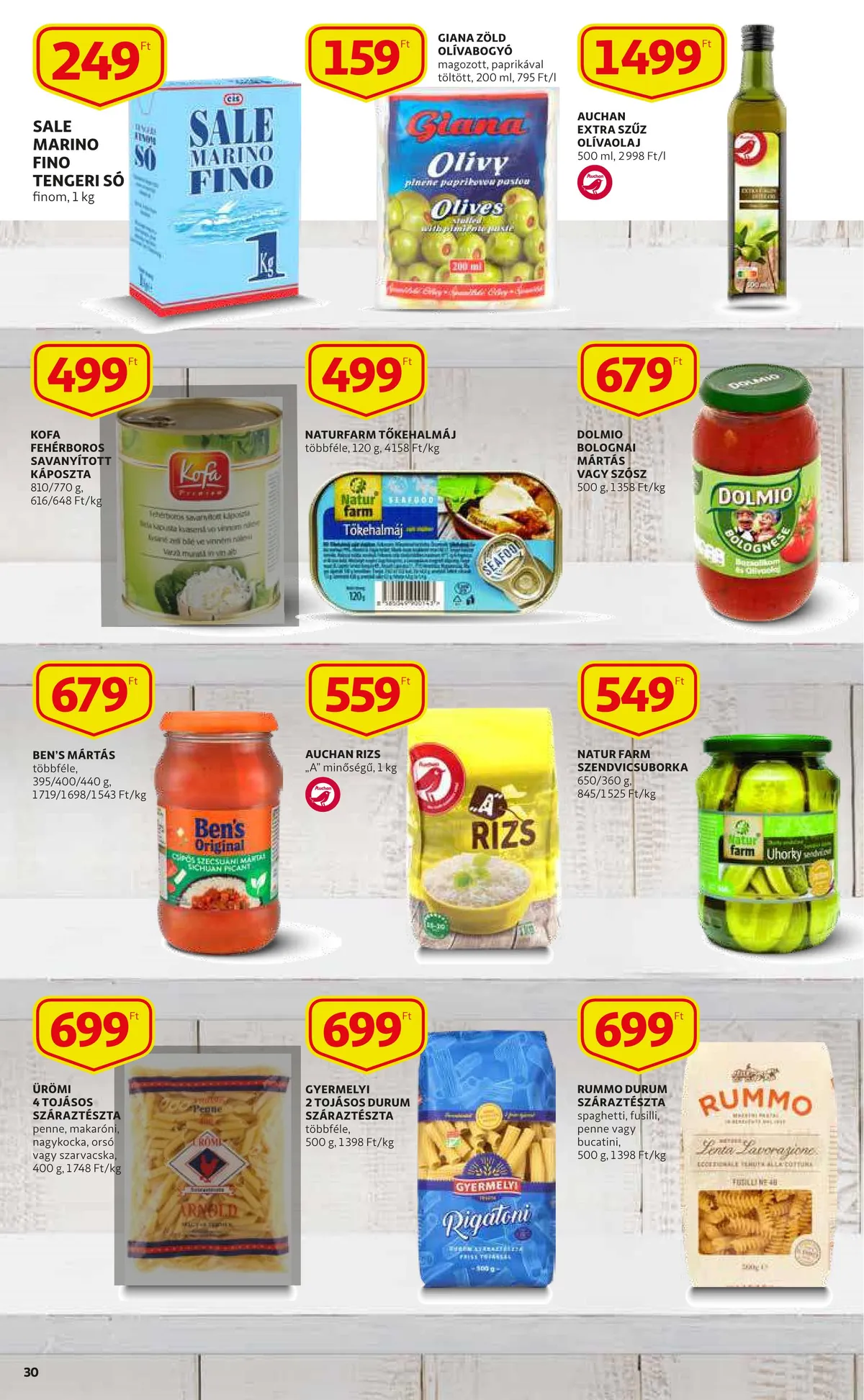 Auchan akciós újság 09.15–09.21 – 30. oldal