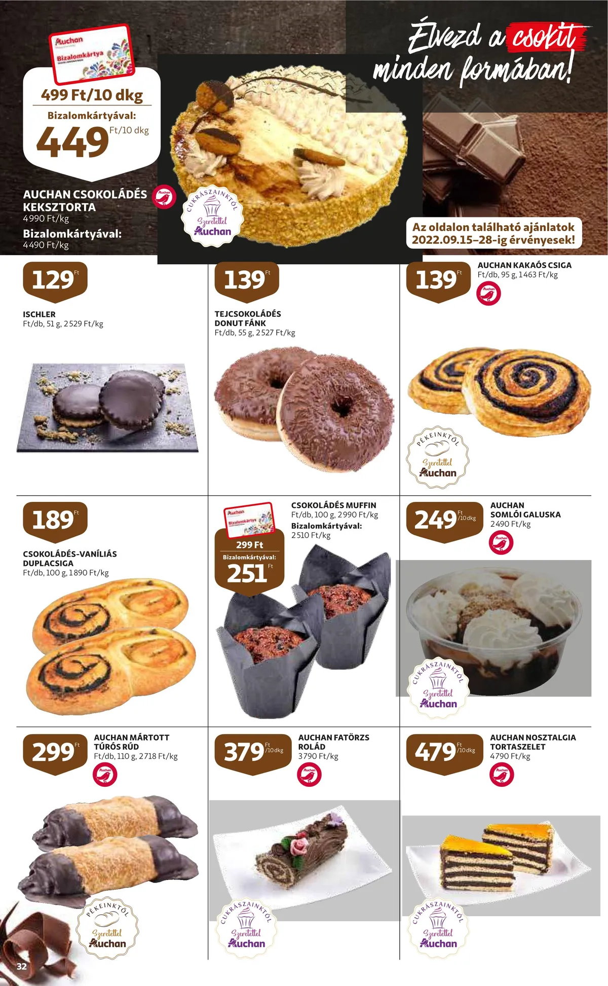Auchan akciós újság 09.15–09.21 – 32. oldal