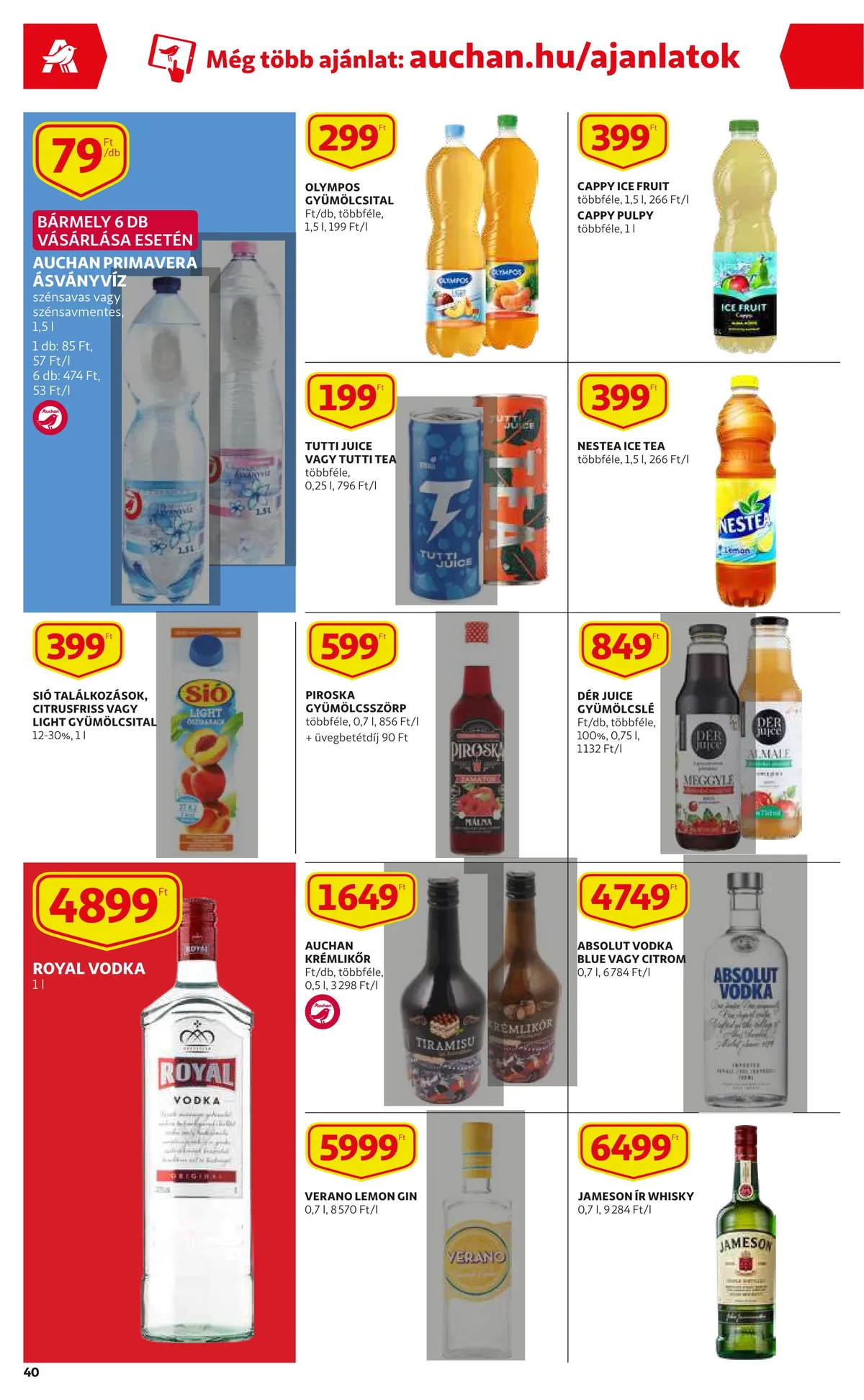 Auchan akciós újság 09.15–09.21 – 40. oldal