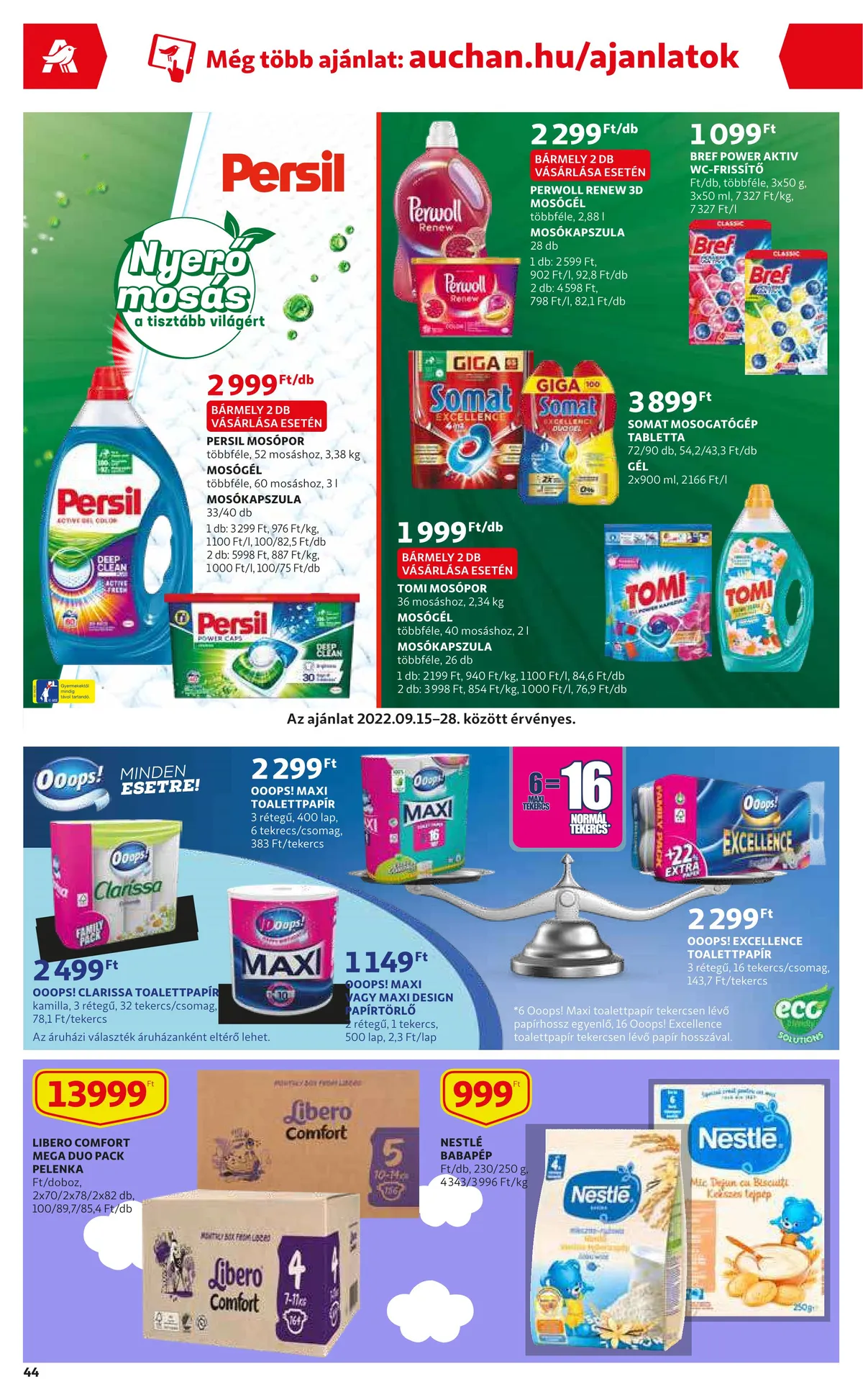 Auchan akciós újság 09.15–09.21 – 44. oldal